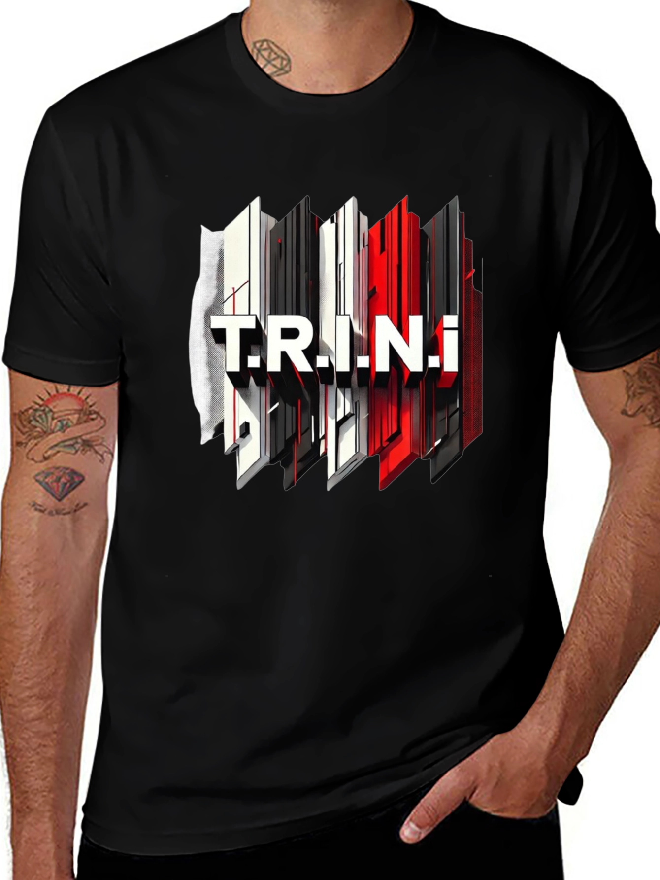 Variant 22 of Abstract TRINI Graphic T-Shirt