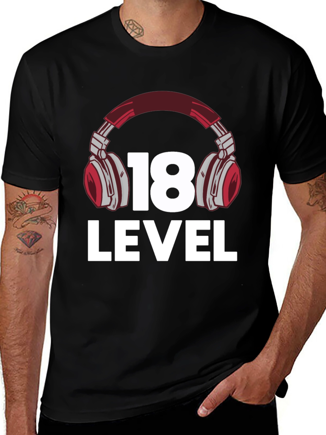 Variant 10 of Level 18 Gamer T-Shirt