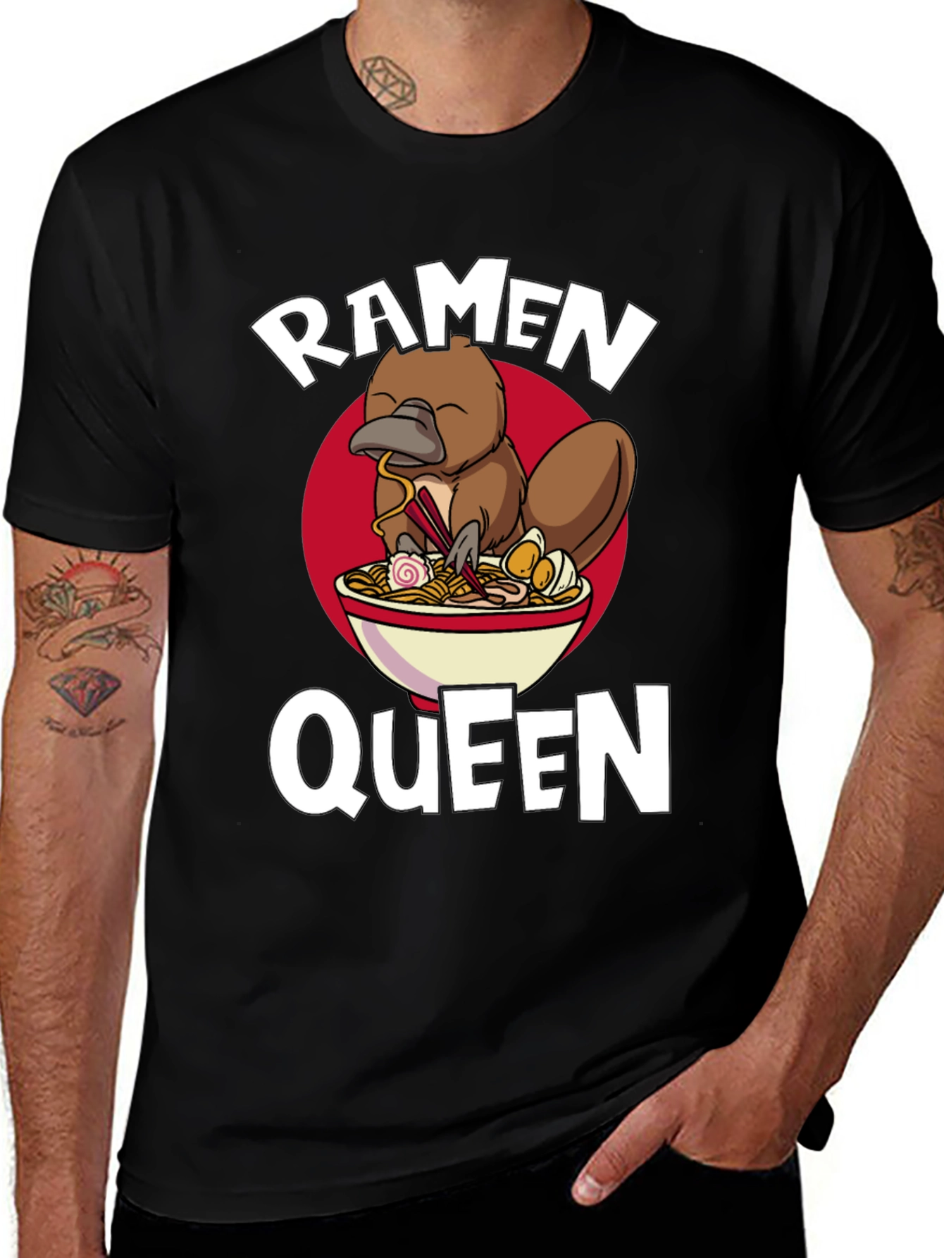 Ramen Queen Platypus T-Shirt