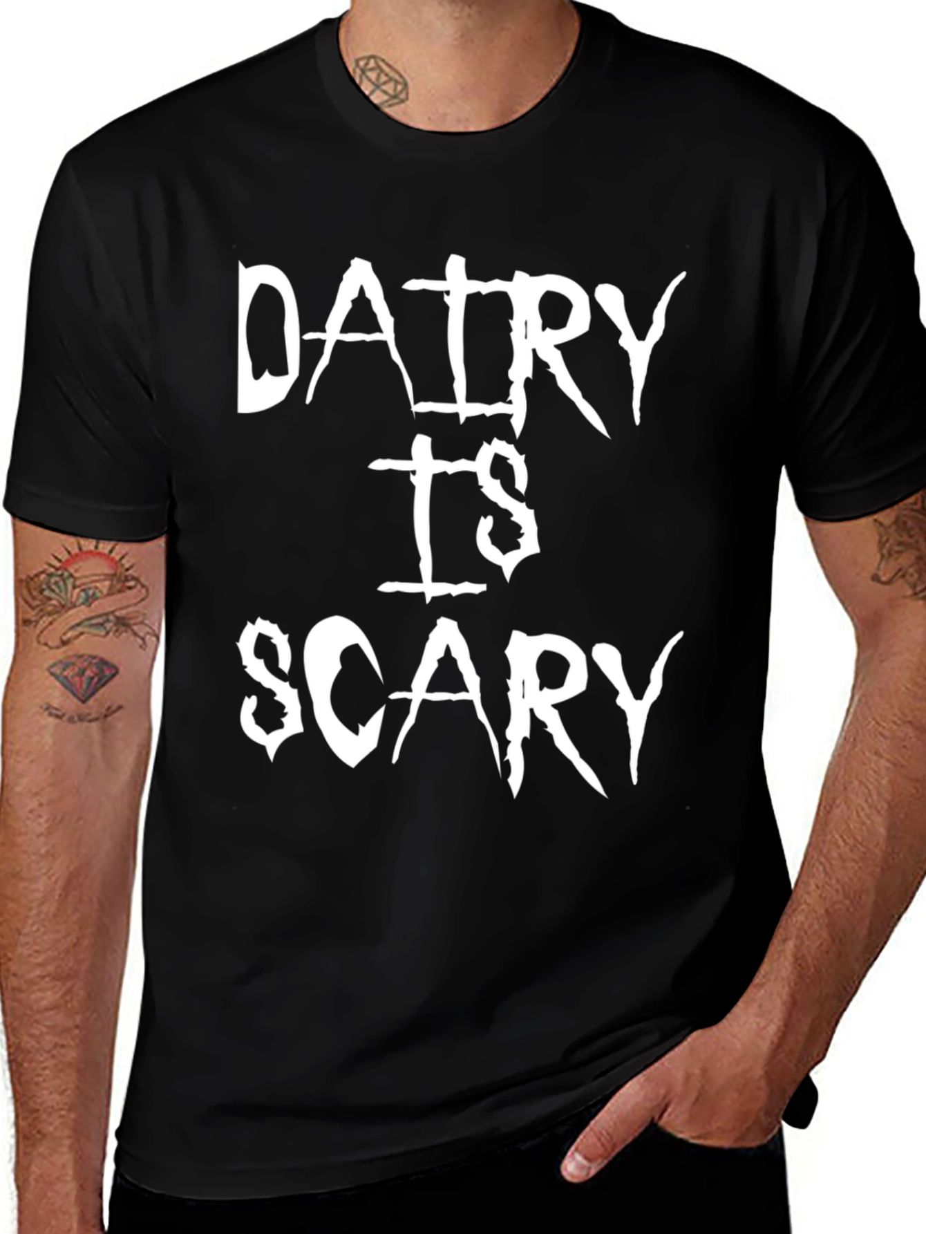 Variant 18 of Dairy is Scary Graphic Tee