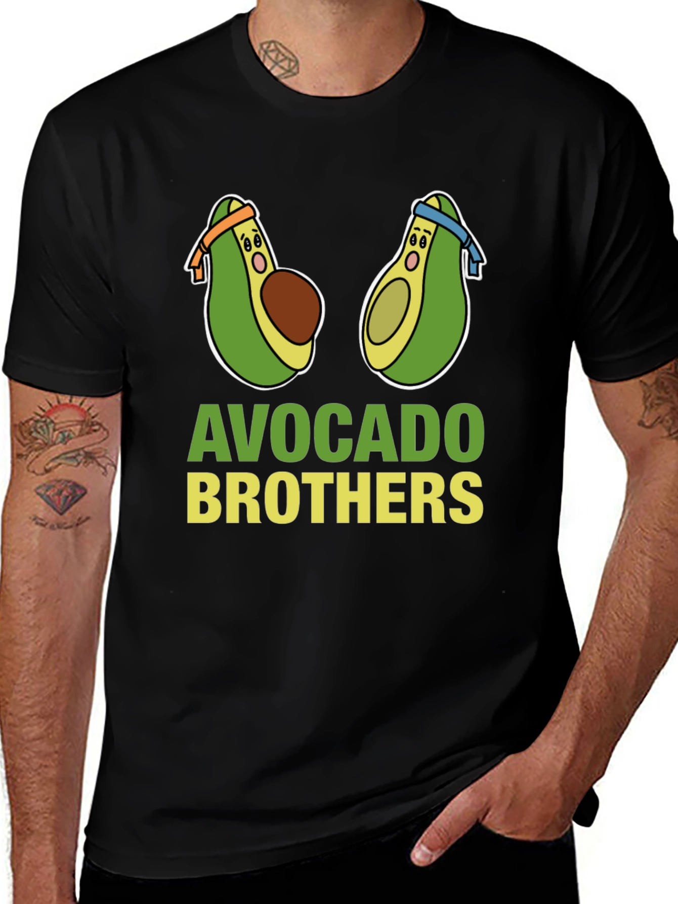 Avocado Brothers Graphic T-Shirt - Fun & Stylish!