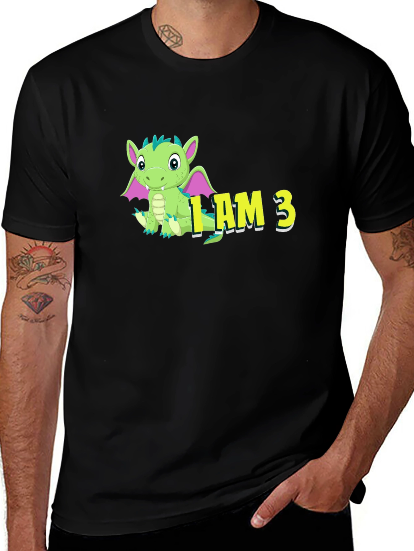 I Am 3 Dragon T-Shirt - Birthday Gift