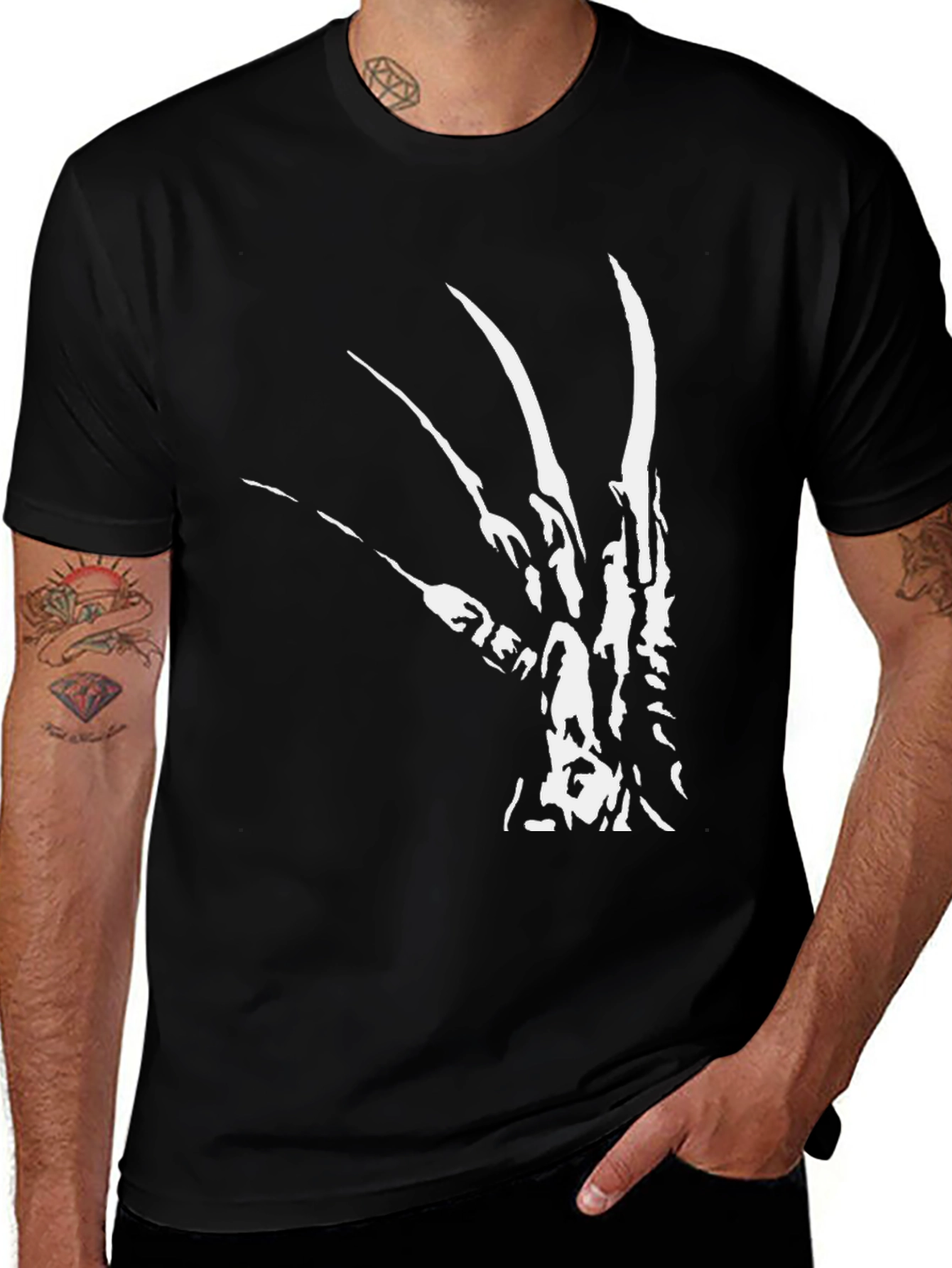 Variant 8 of Freddy Krueger Glove T-Shirt - Nightmare Tee