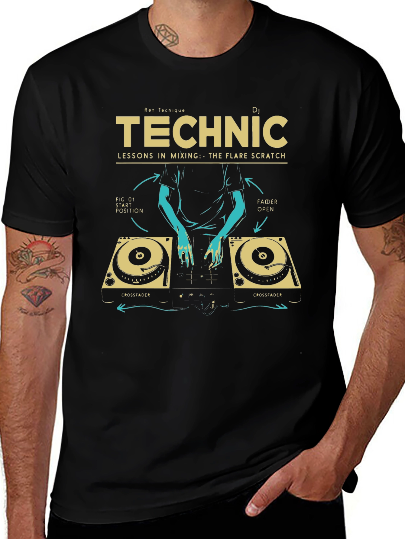 Technic DJ Mixing Lessons T-Shirt