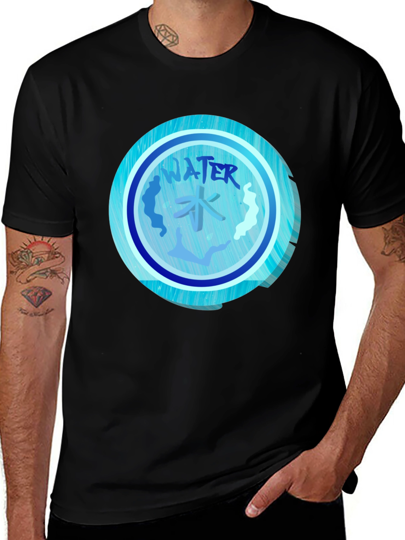 Water Element T-Shirt - Avatar Inspired Graphic Tee
