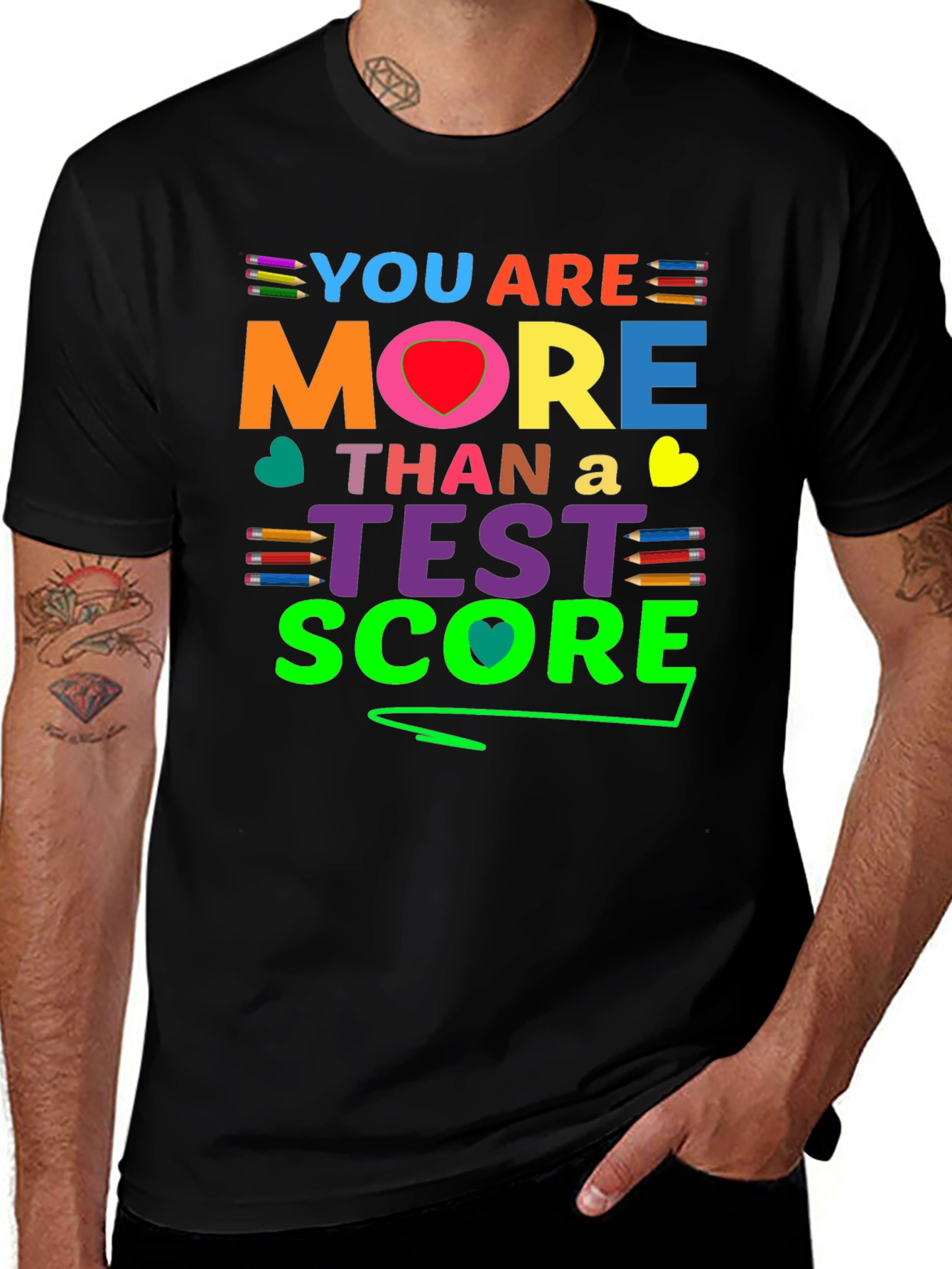 You Are More Than A Test Score Graphic Tee