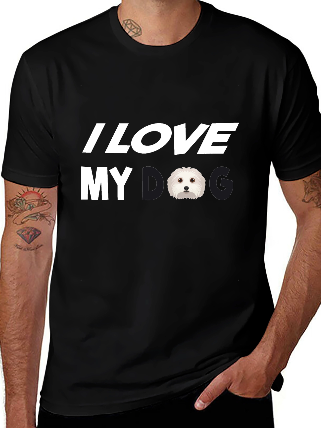 I Love My Dog T-Shirt - Cute Pet Owner Tee