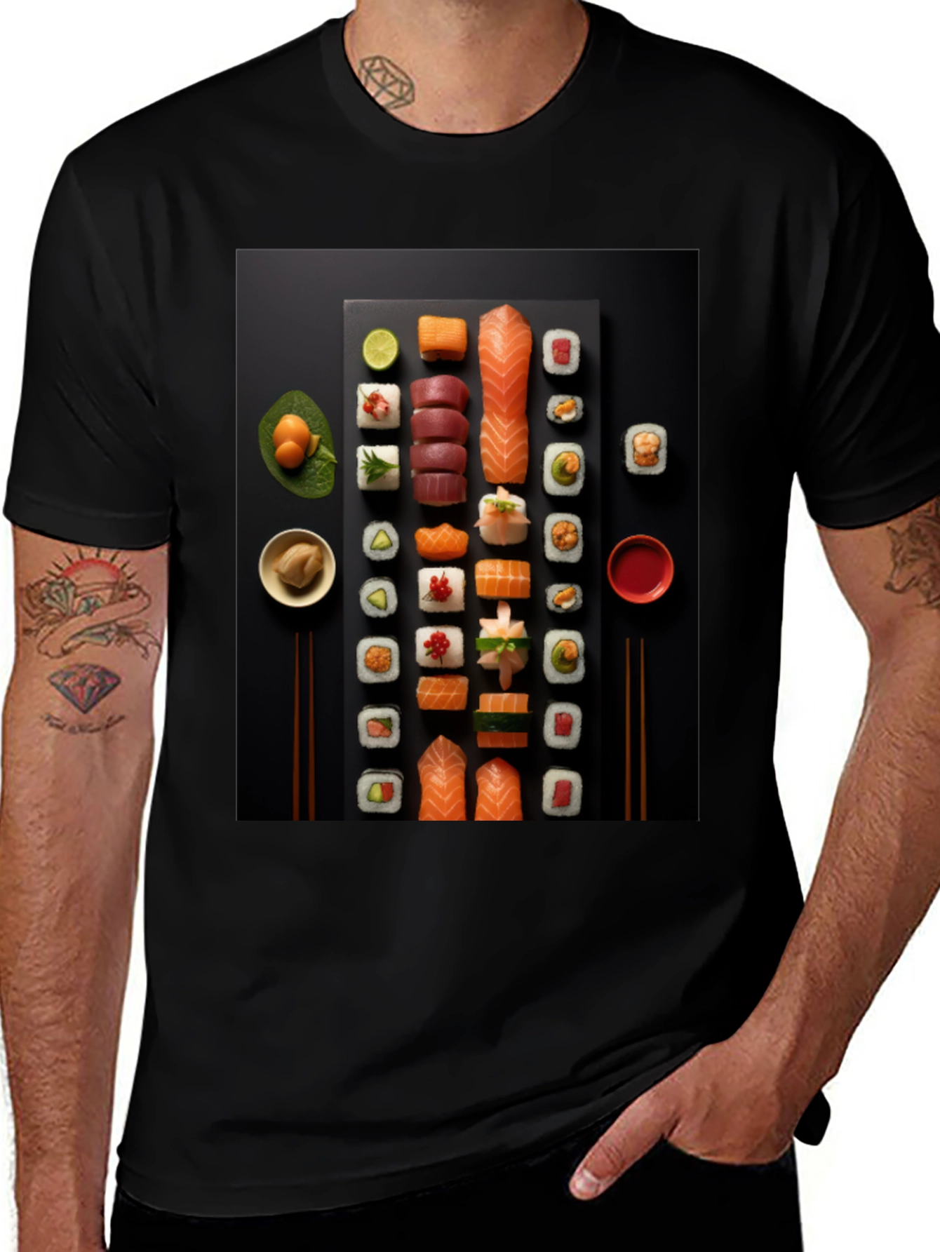 Variant 6 of Sushi Lover's T-Shirt