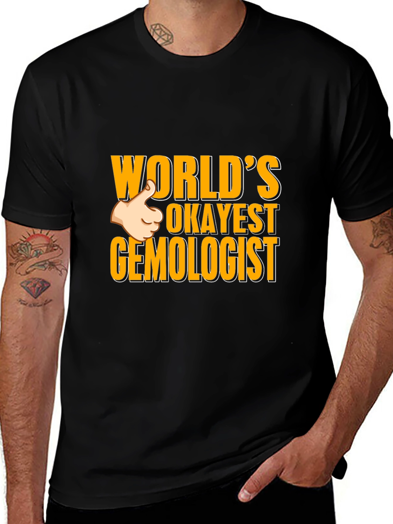 Variant 7 of World's Okayest Gemologist T-Shirt