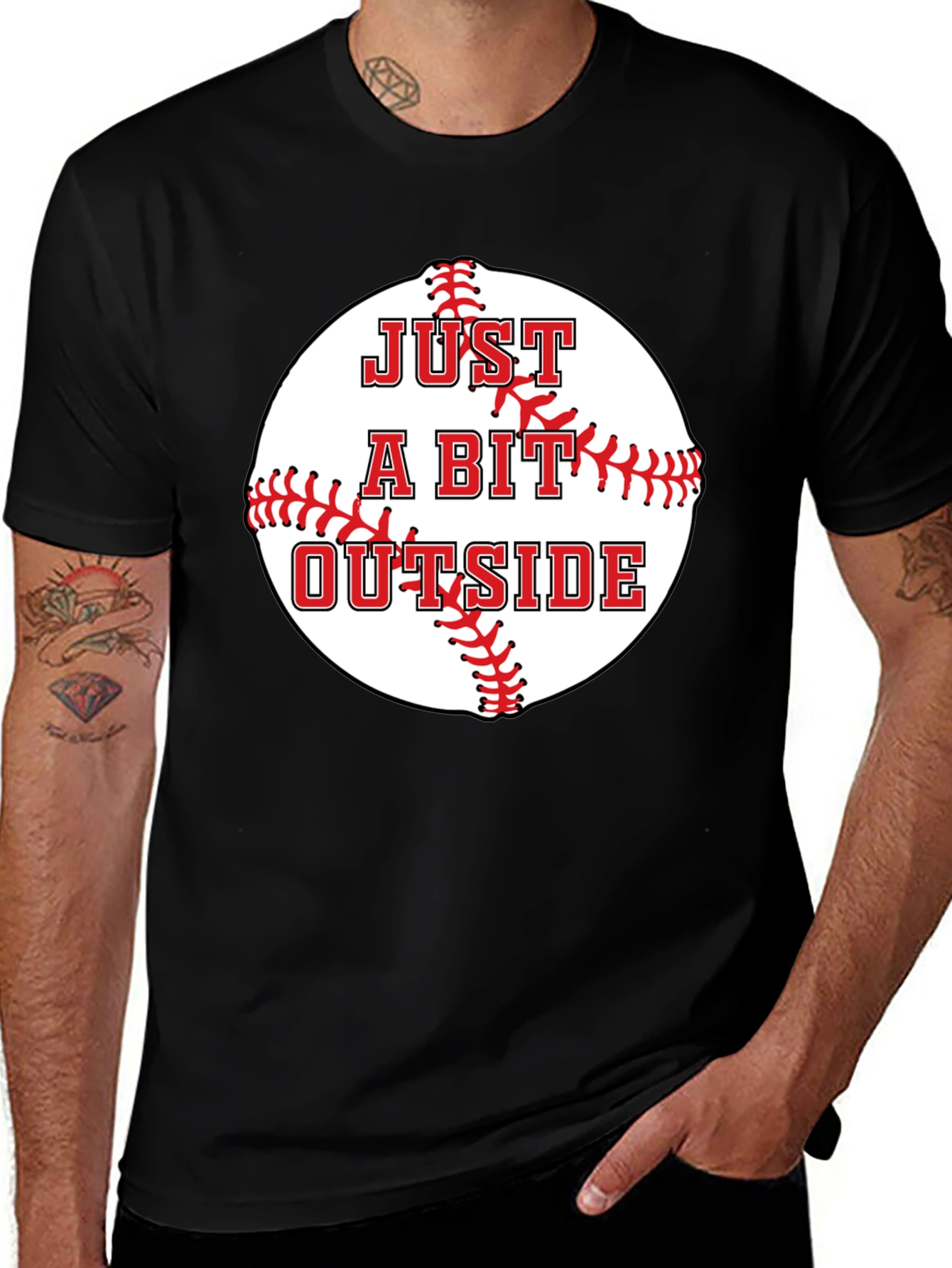 Variant 7 of Just A Bit Outside Baseball T-Shirt