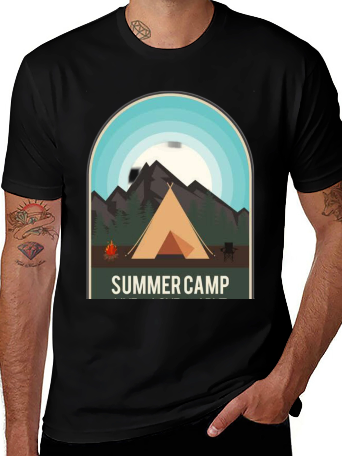 Variant 23 of Summer Camp Graphic T-Shirt