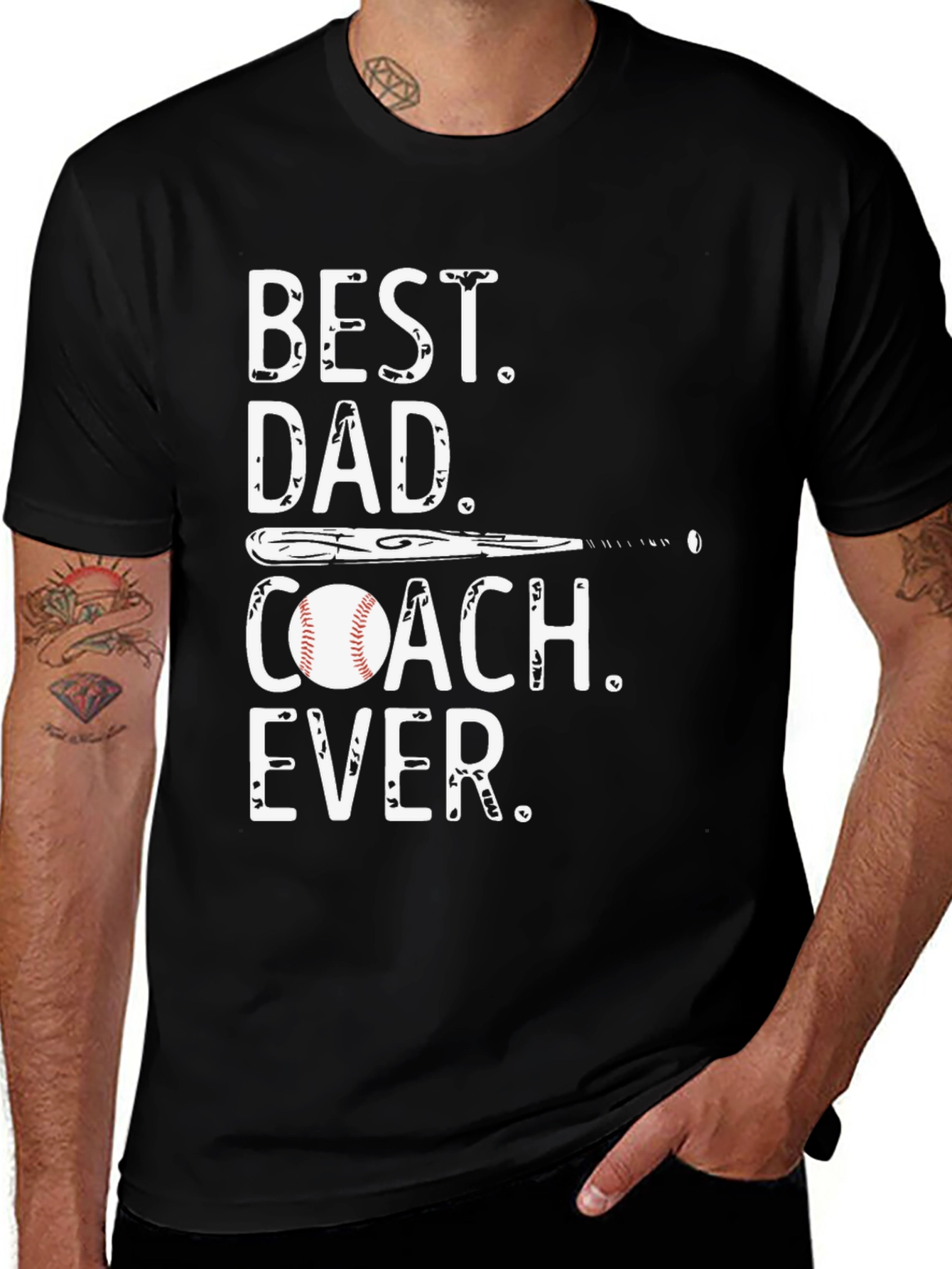 Variant 10 of Best Dad Coach Ever T-Shirt