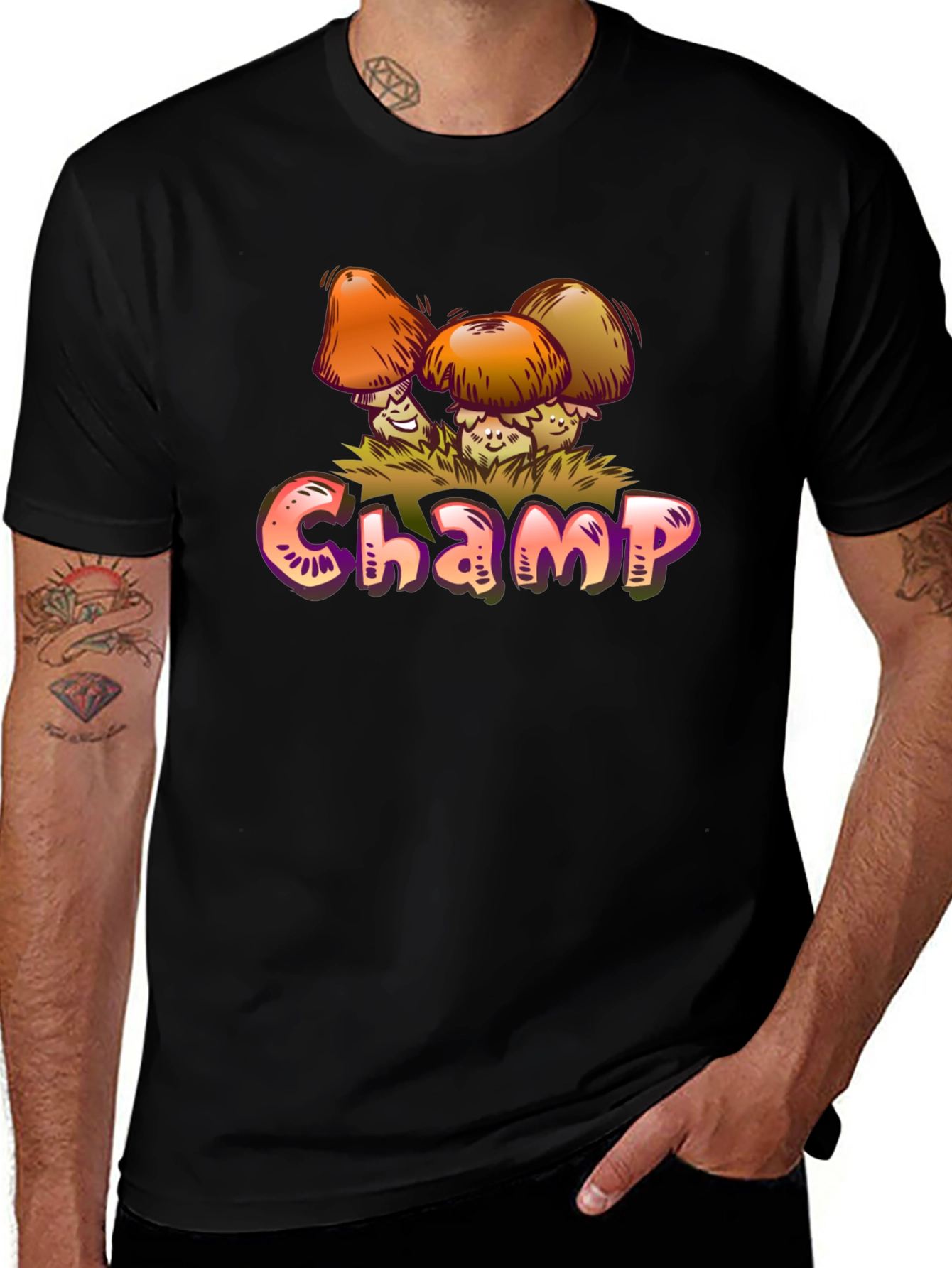 Variant 18 of Mushroom Champ Graphic T-Shirt