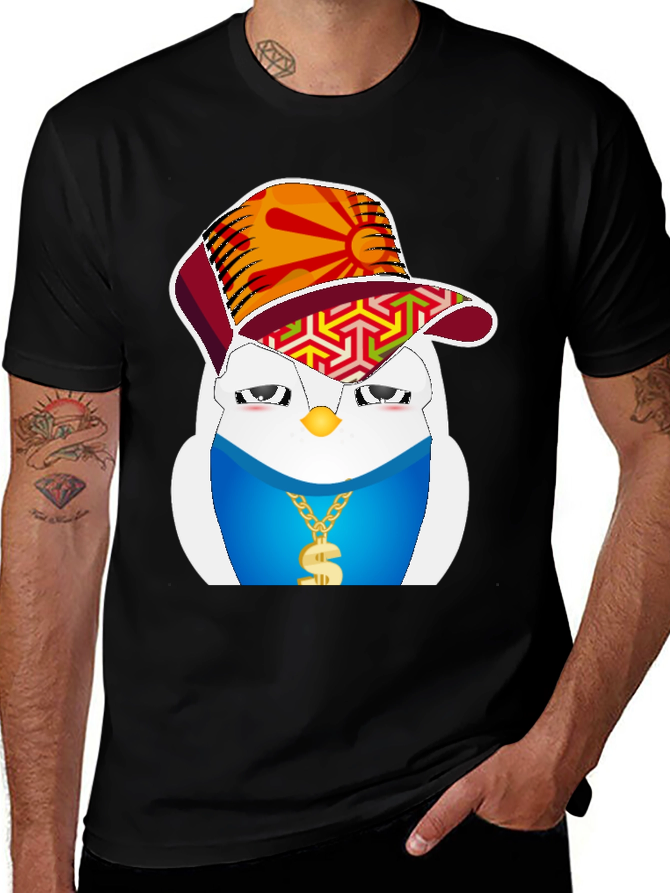 Variant 12 of Cool Cartoon Owl T-Shirt