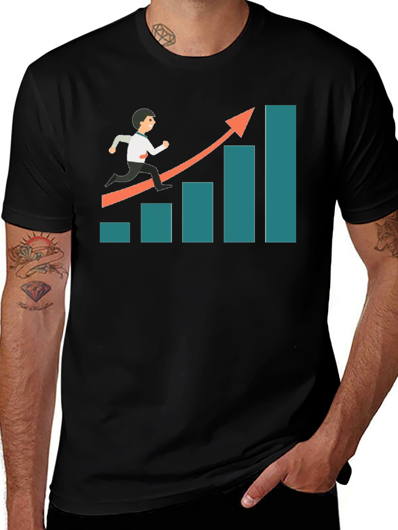 Variant 19 of Rise to Success Graphic Tee