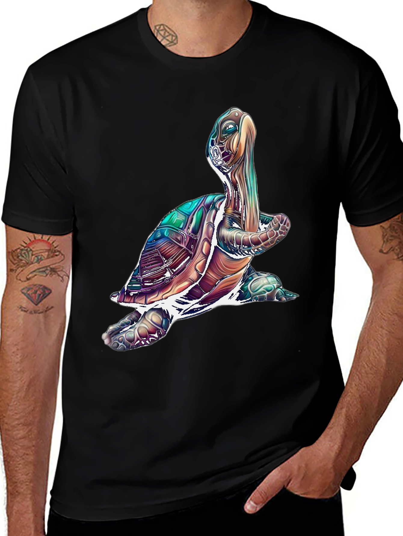 Variant 27 of Turtle Graphic Tee - Cool Sea Turtle T-Shirt