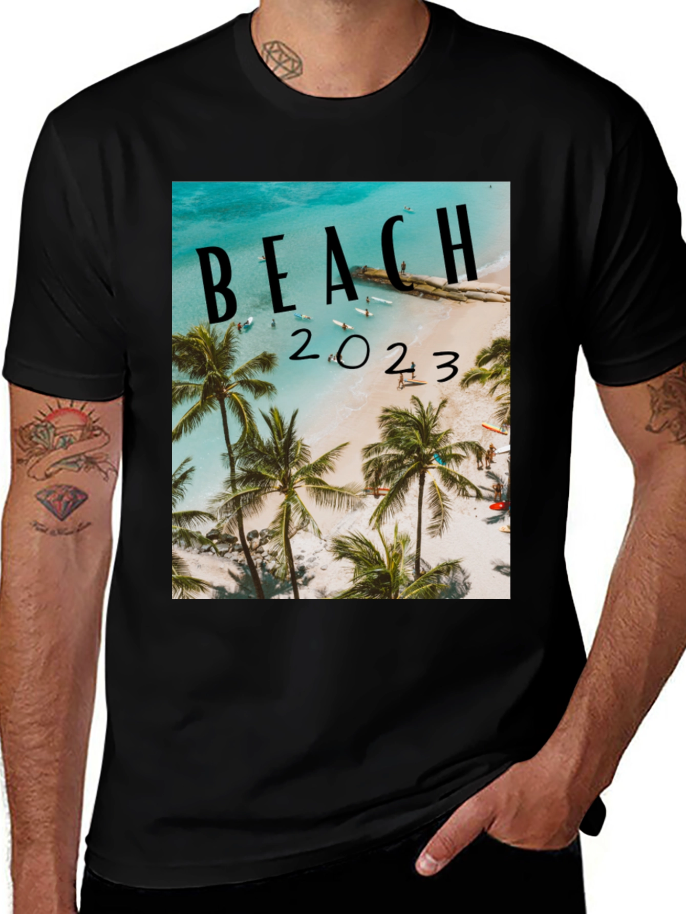 Variant 7 of Beach 2023 Graphic T-Shirt