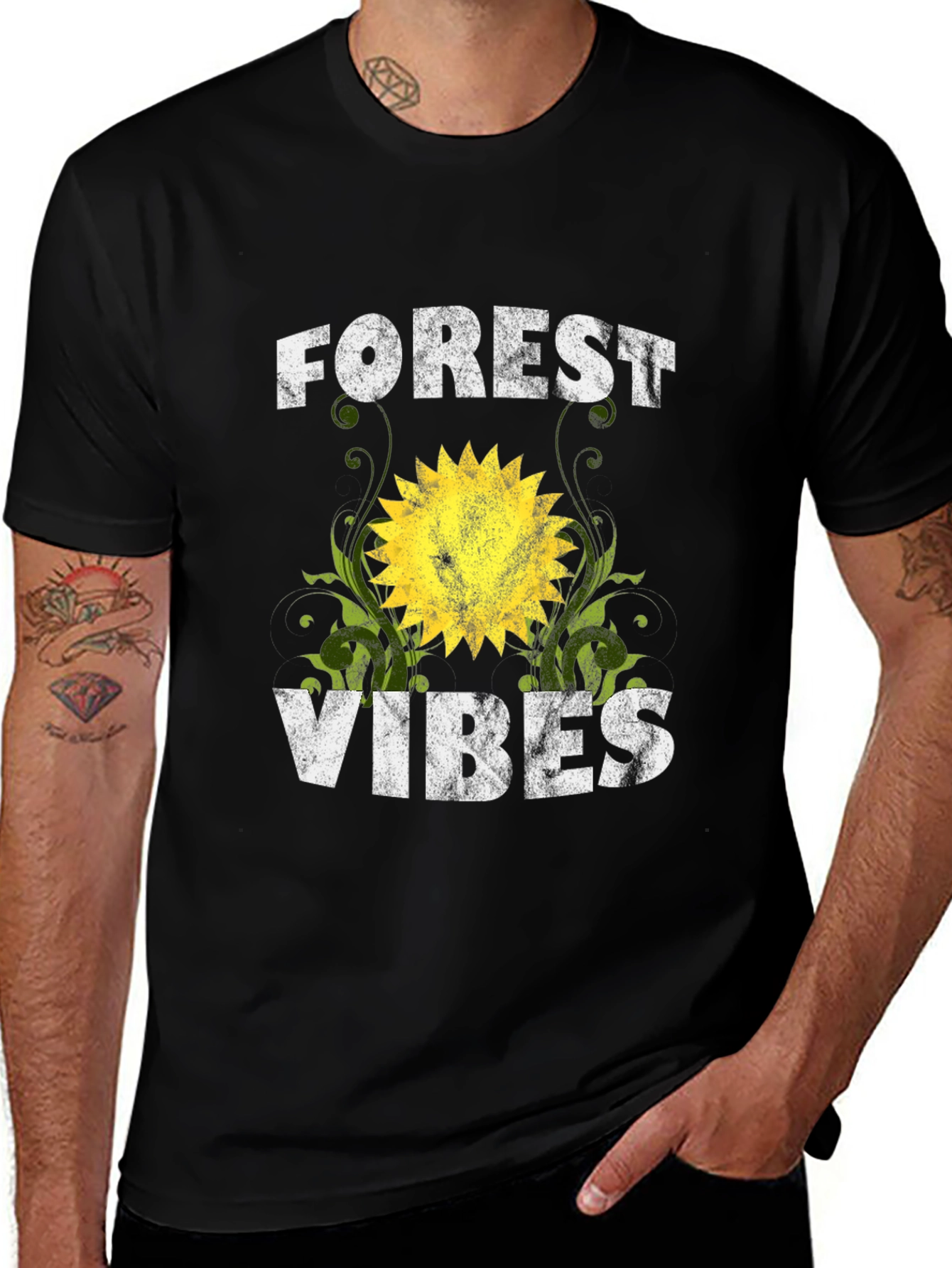 Variant 8 of Forest Vibes Graphic T-Shirt - Nature Lover Tee