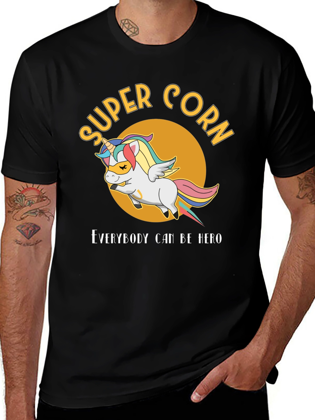 Variant 16 of Super Corn Hero T-Shirt