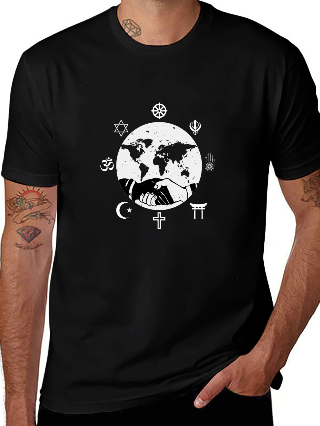 Variant 17 of Unity World T-Shirt - Global Peace Design