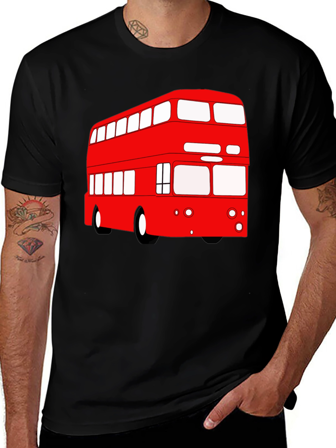 London Bus T-Shirt - Retro Style