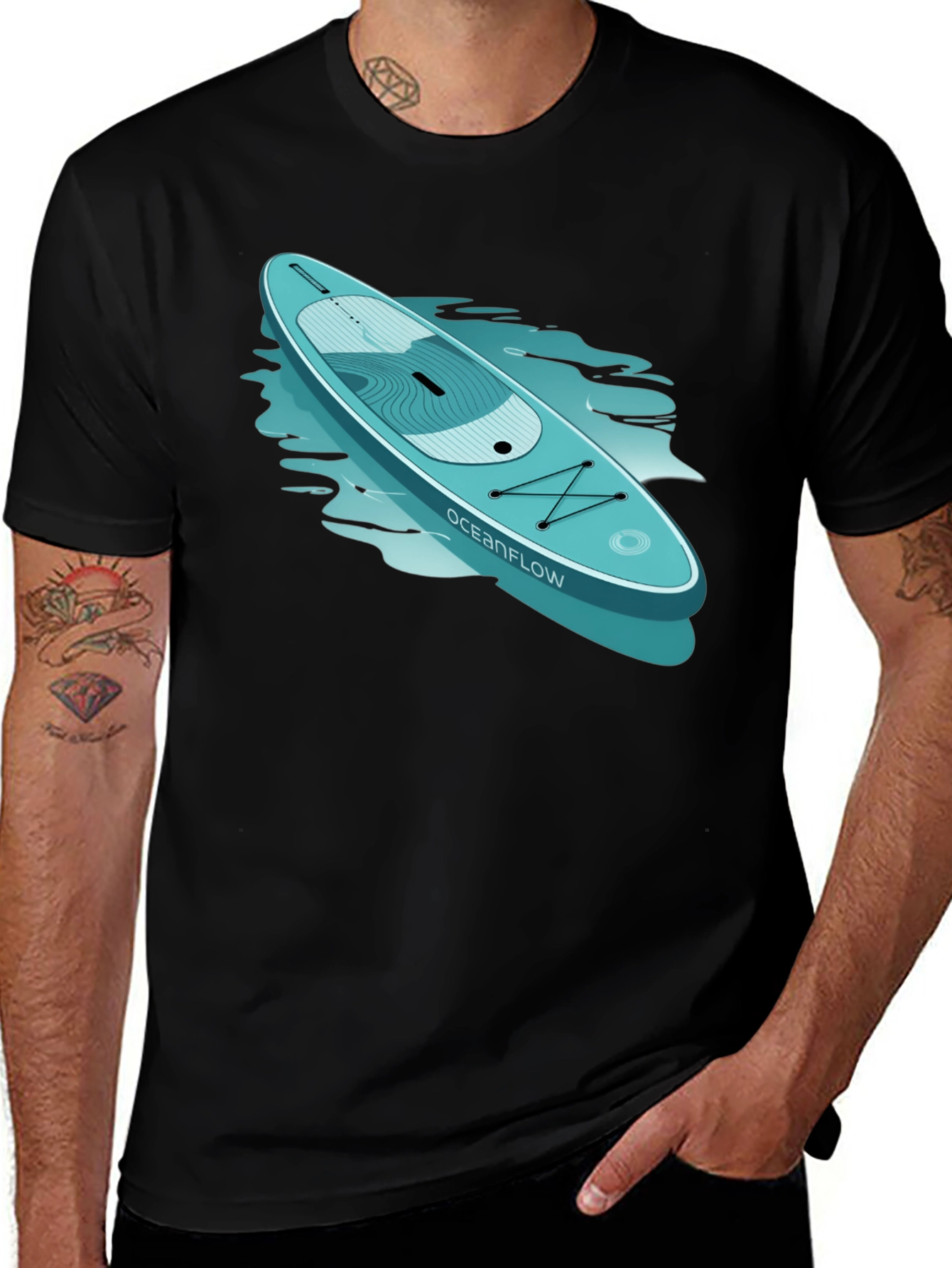 Oceanflow Paddleboard Graphic Tee