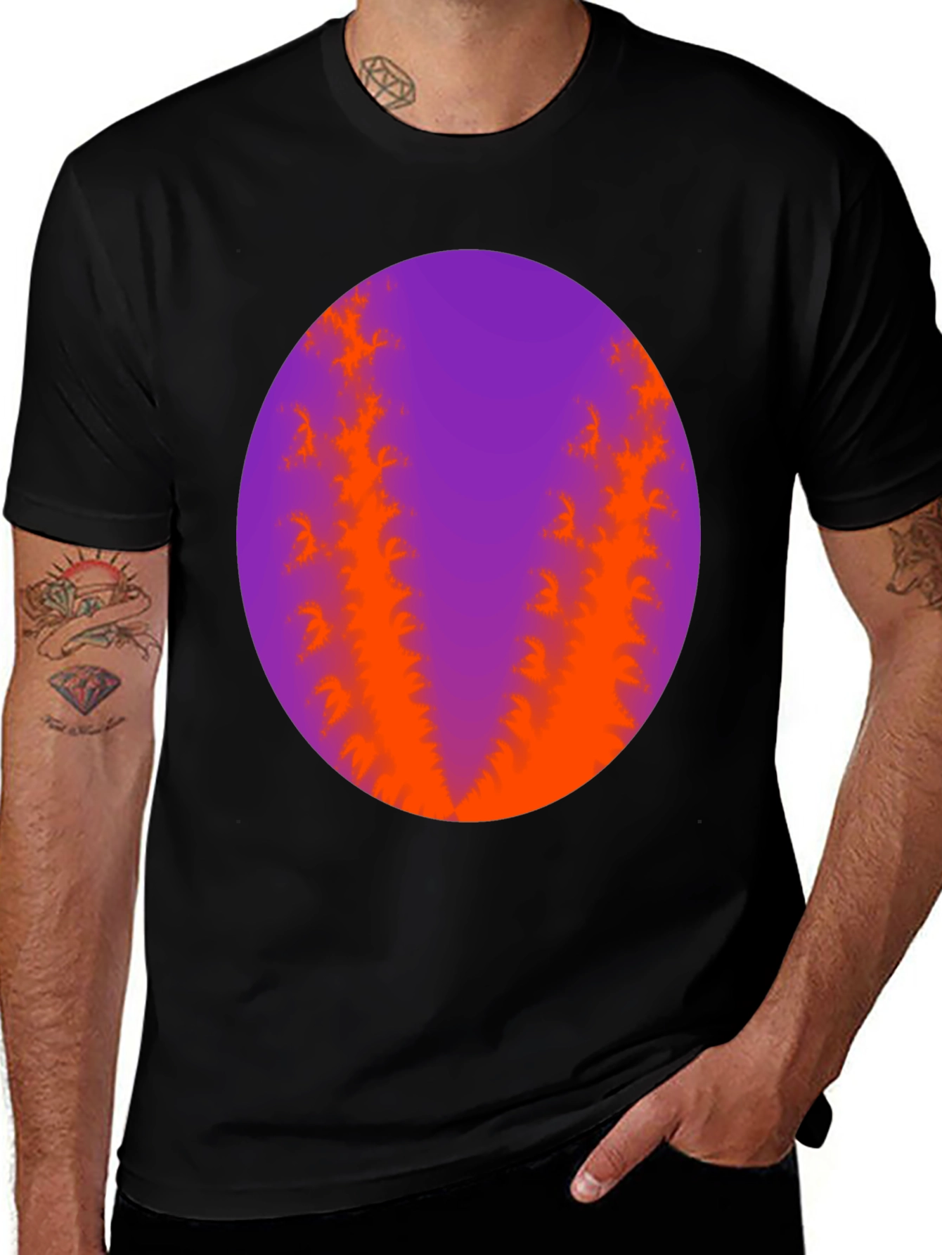 Variant 3 of Abstract Fractal Graphic T-Shirt