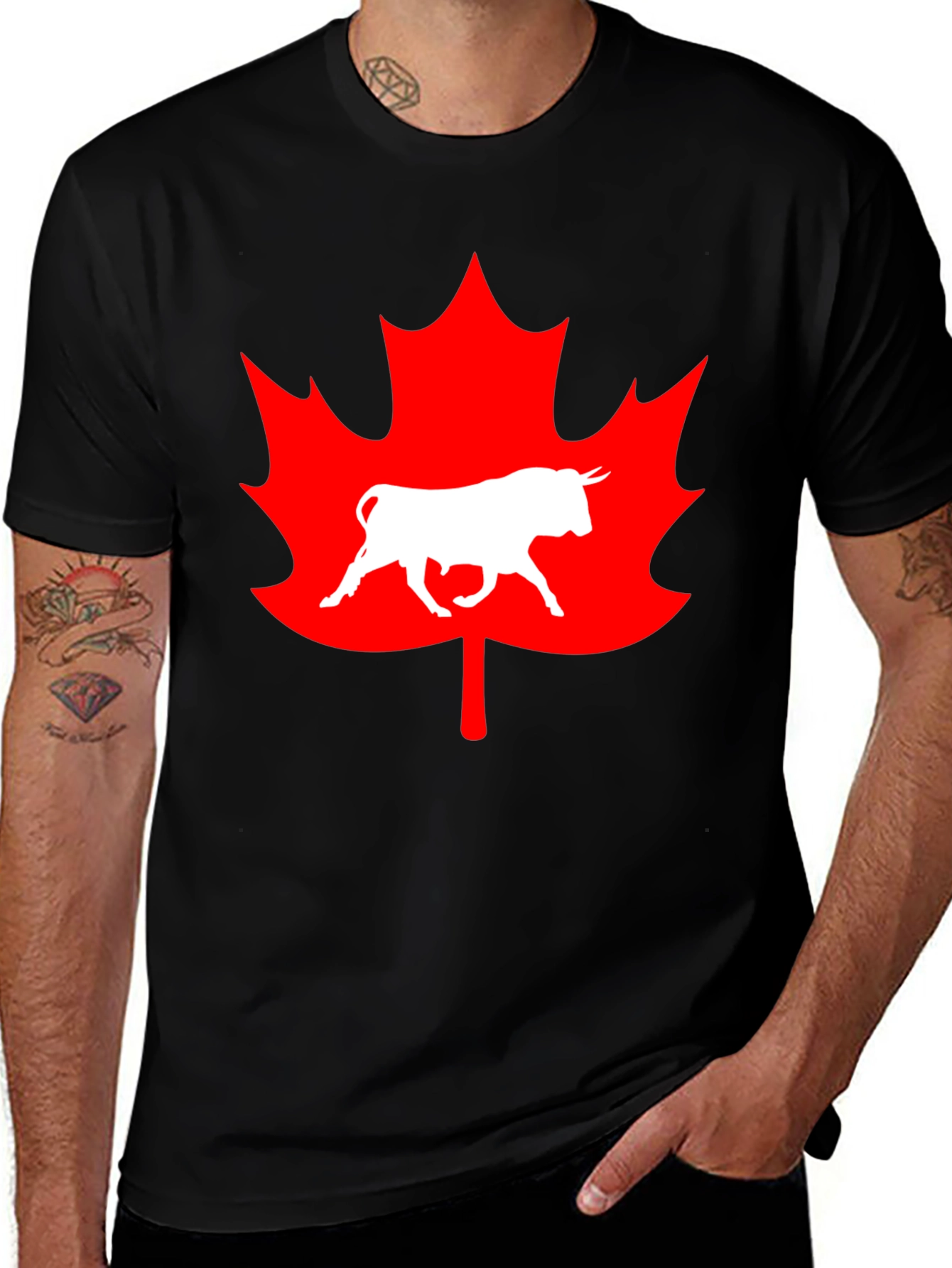 Variant 2 of Canada Bull Graphic T-Shirt