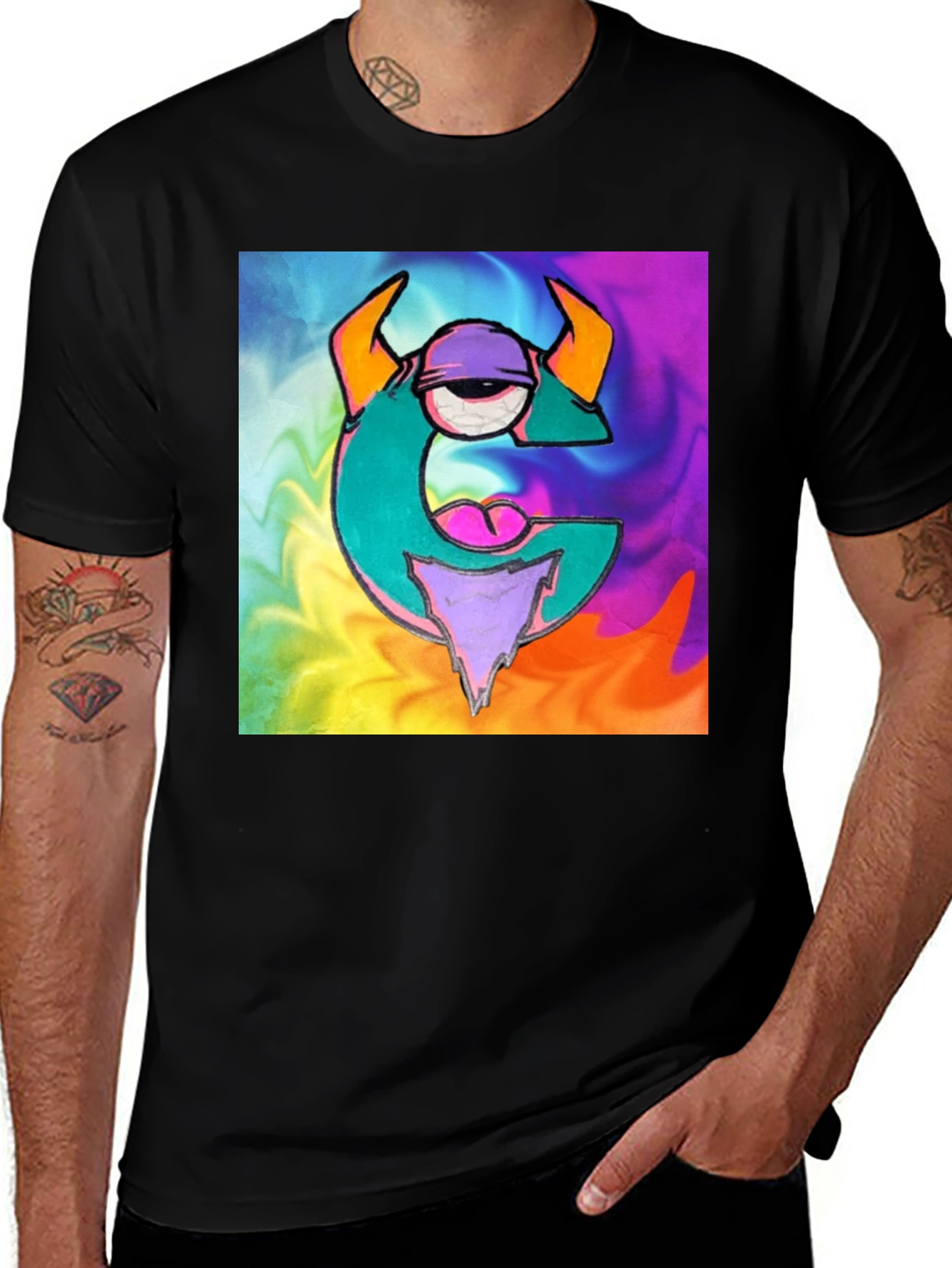 Variant 2 of Monster Graphic T-Shirt - Unique Design