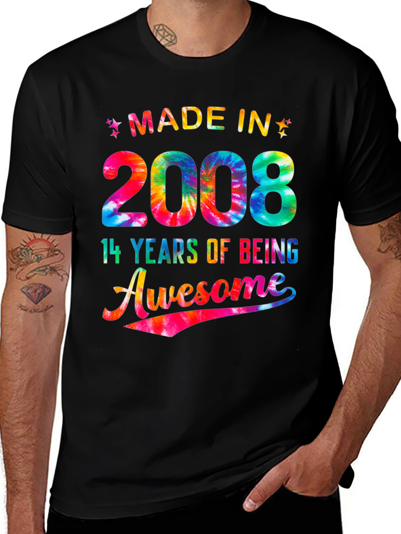 Variant 27 of Made in 2008 - 14 Years of Being Awesome T-Shirt