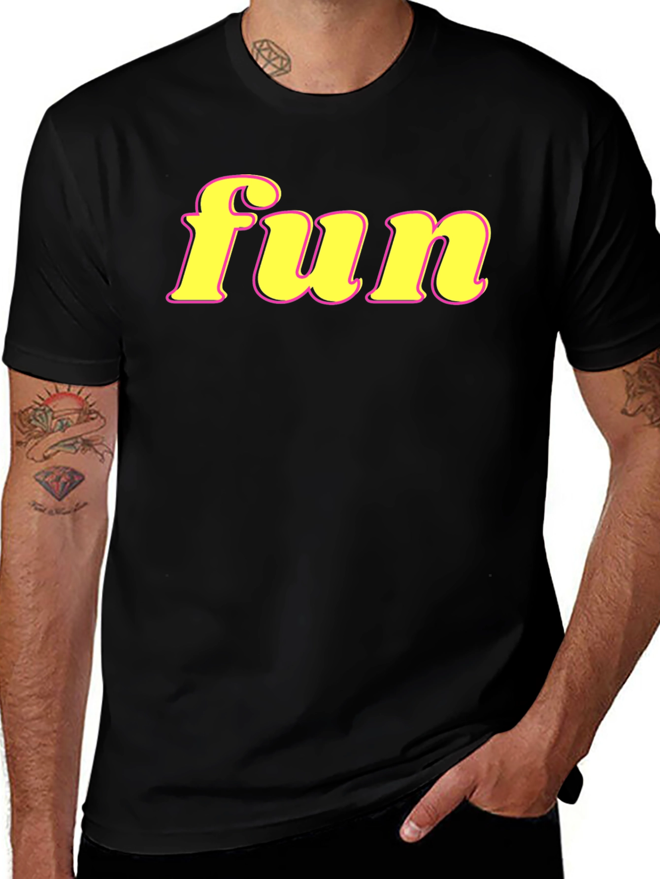 Variant 23 of Fun Graphic T-Shirt - Retro Style