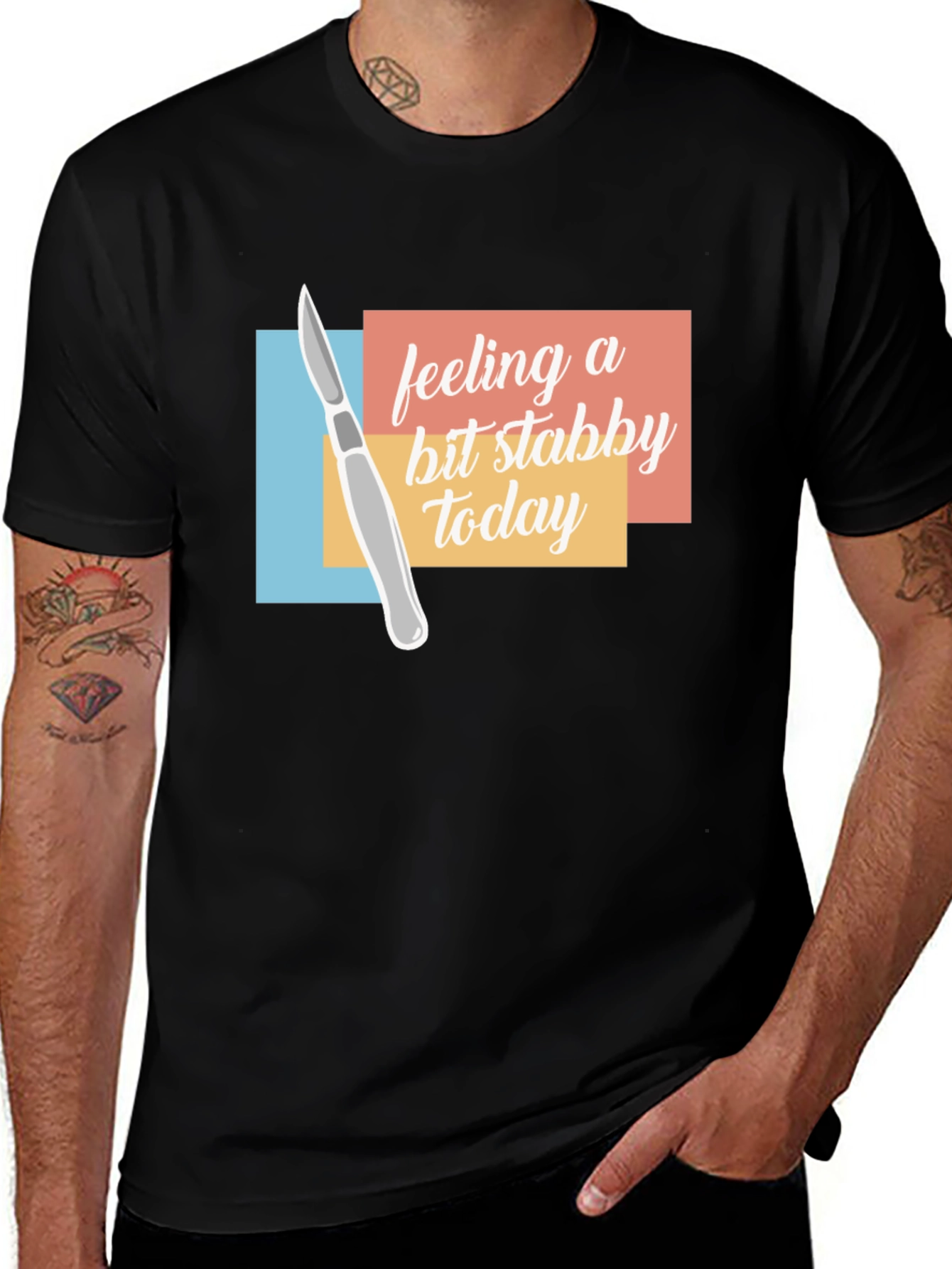 Variant 15 of Feeling a Bit Stabby Today T-Shirt