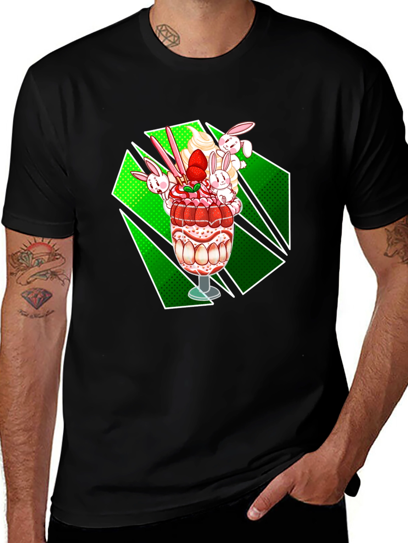 Variant 8 of Dessert T-Shirt - Funky Food Tee