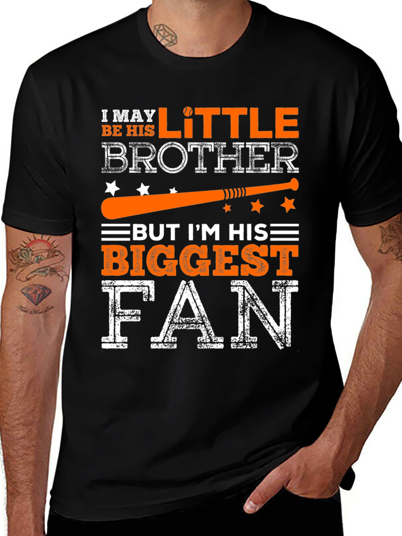 Variant 2 of Little Brother Biggest Fan T-Shirt