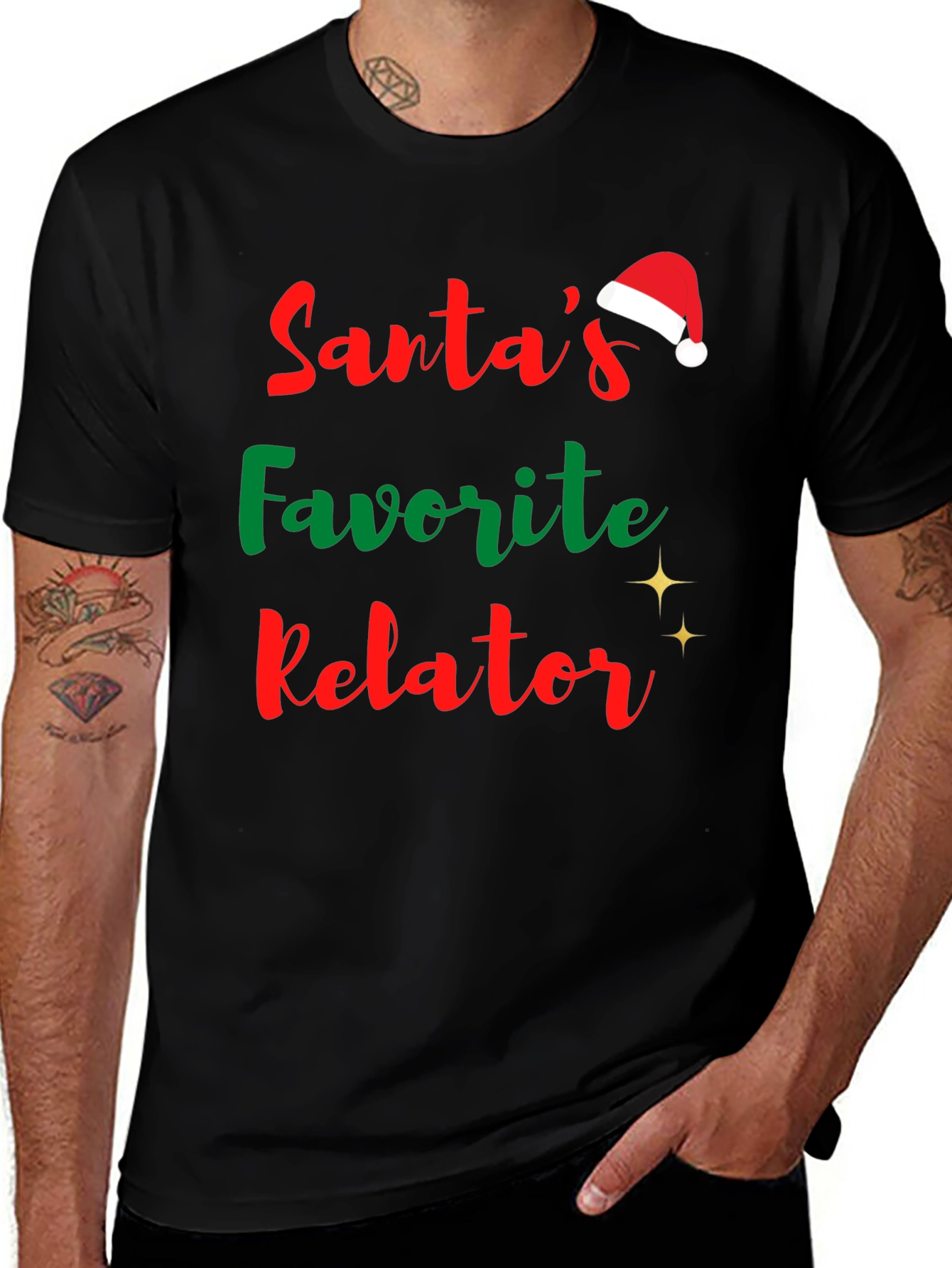 Santa's Favorite Relator Graphic Tee
