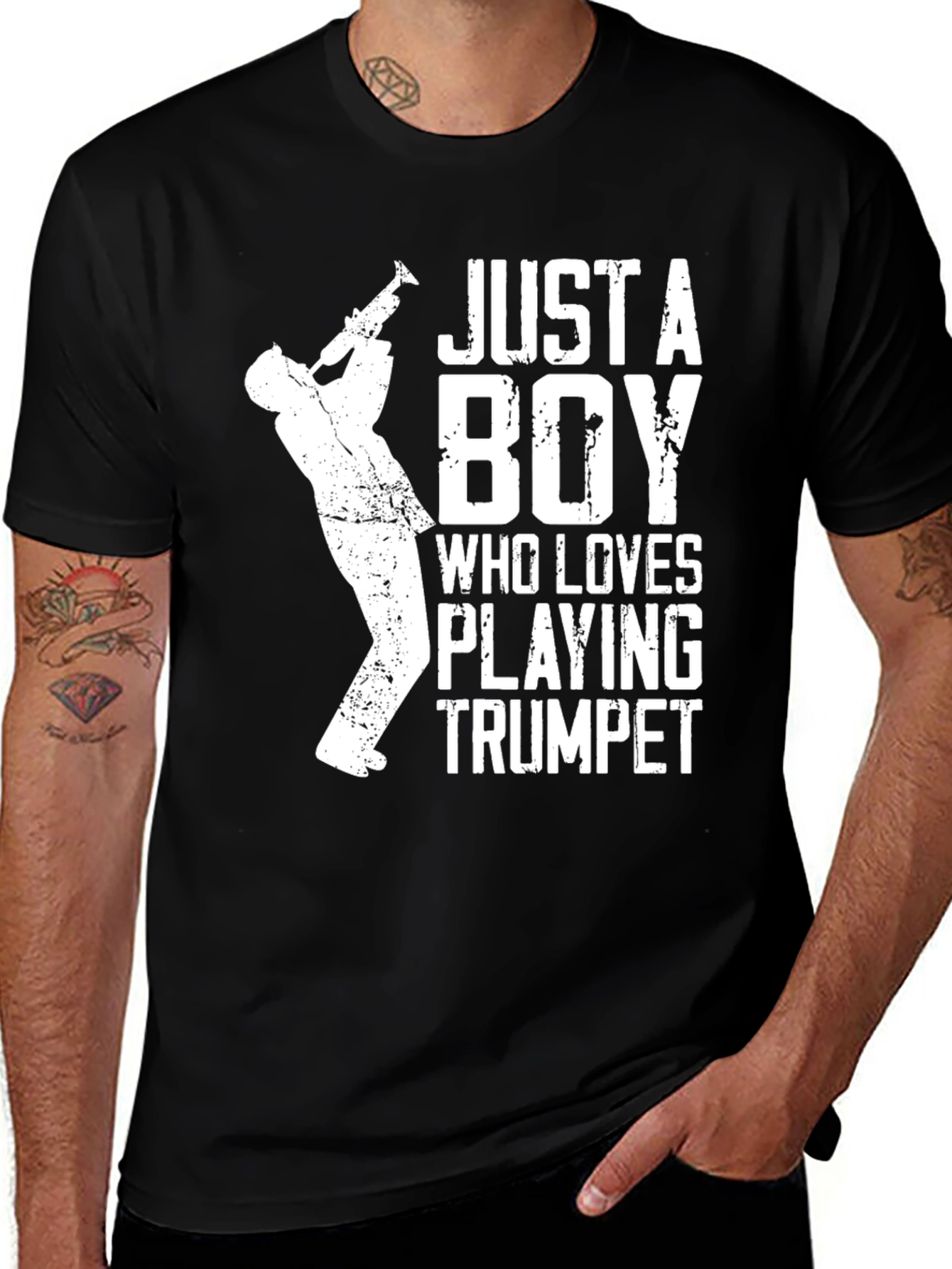 Variant 2 of Just A Boy Who Loves Playing Trumpet T-Shirt