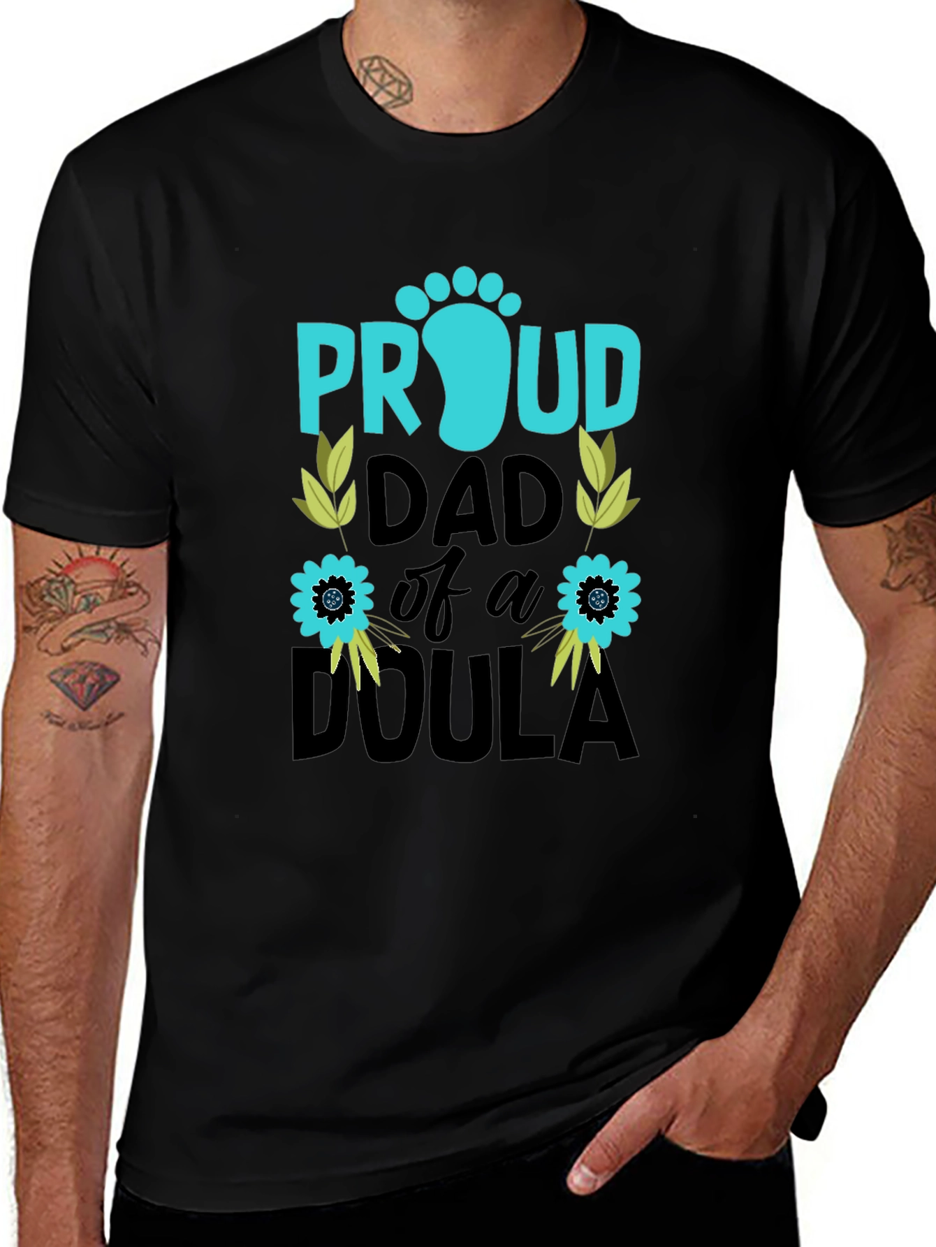 Variant 28 of Proud Dad of a Doula T-Shirt