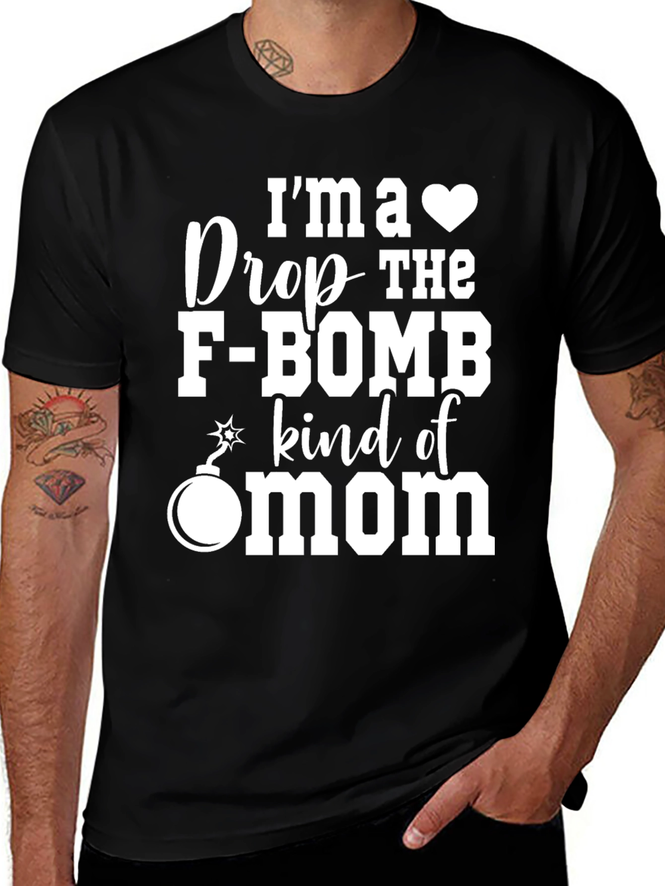 Variant 21 of I'm a Drop the F-Bomb Mom T-Shirt