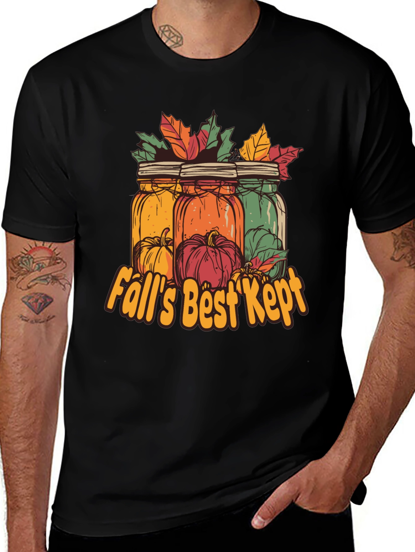 Fall's Best Kept T-Shirt - Pumpkin Jars