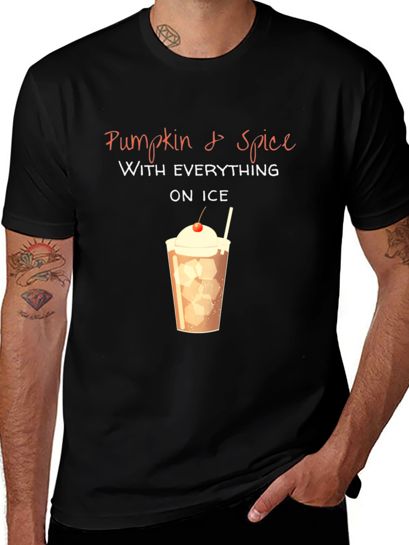 Variant 16 of Pumpkin Spice Everything On Ice Graphic T-Shirt