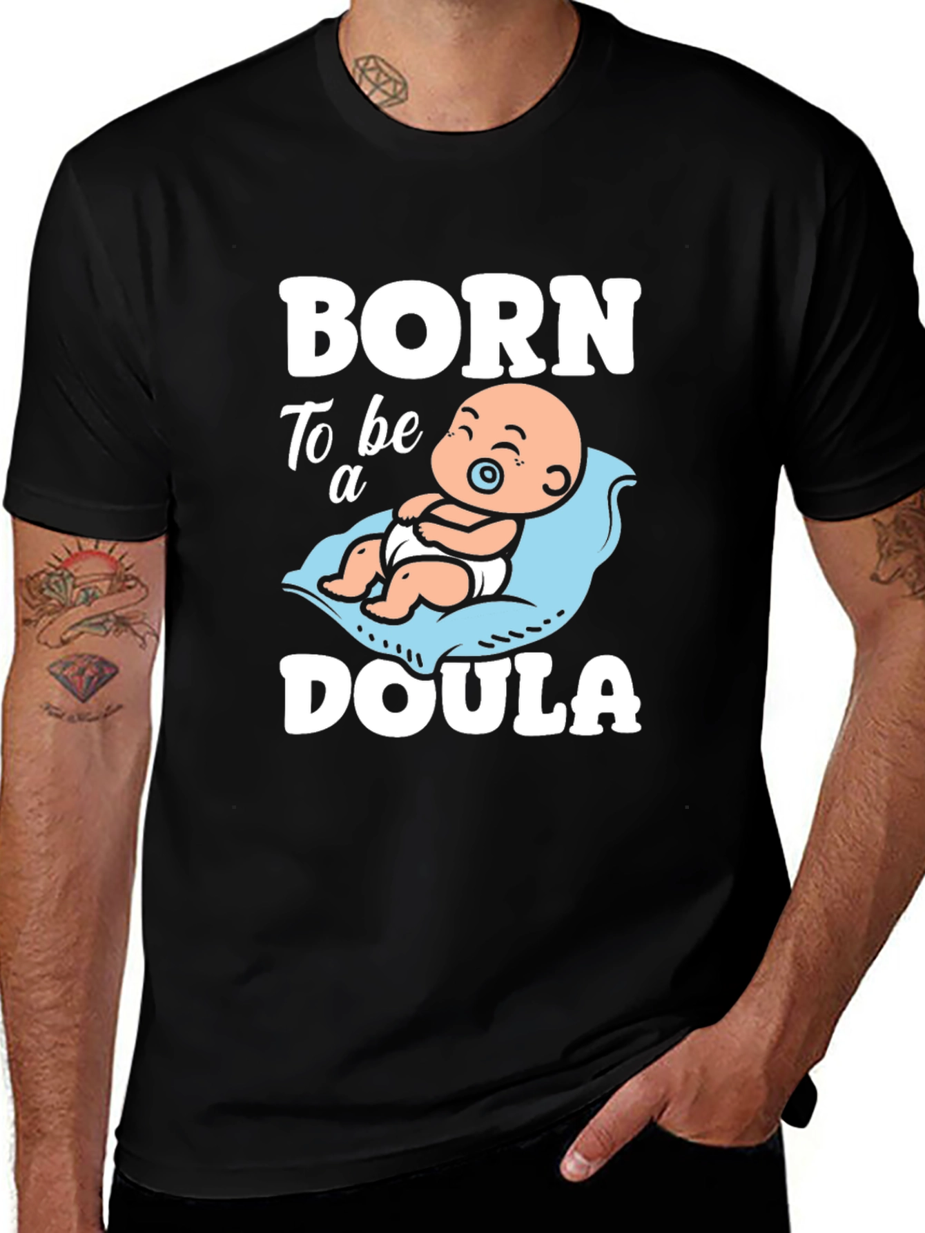 Variant 12 of Born To Be A Doula T-Shirt
