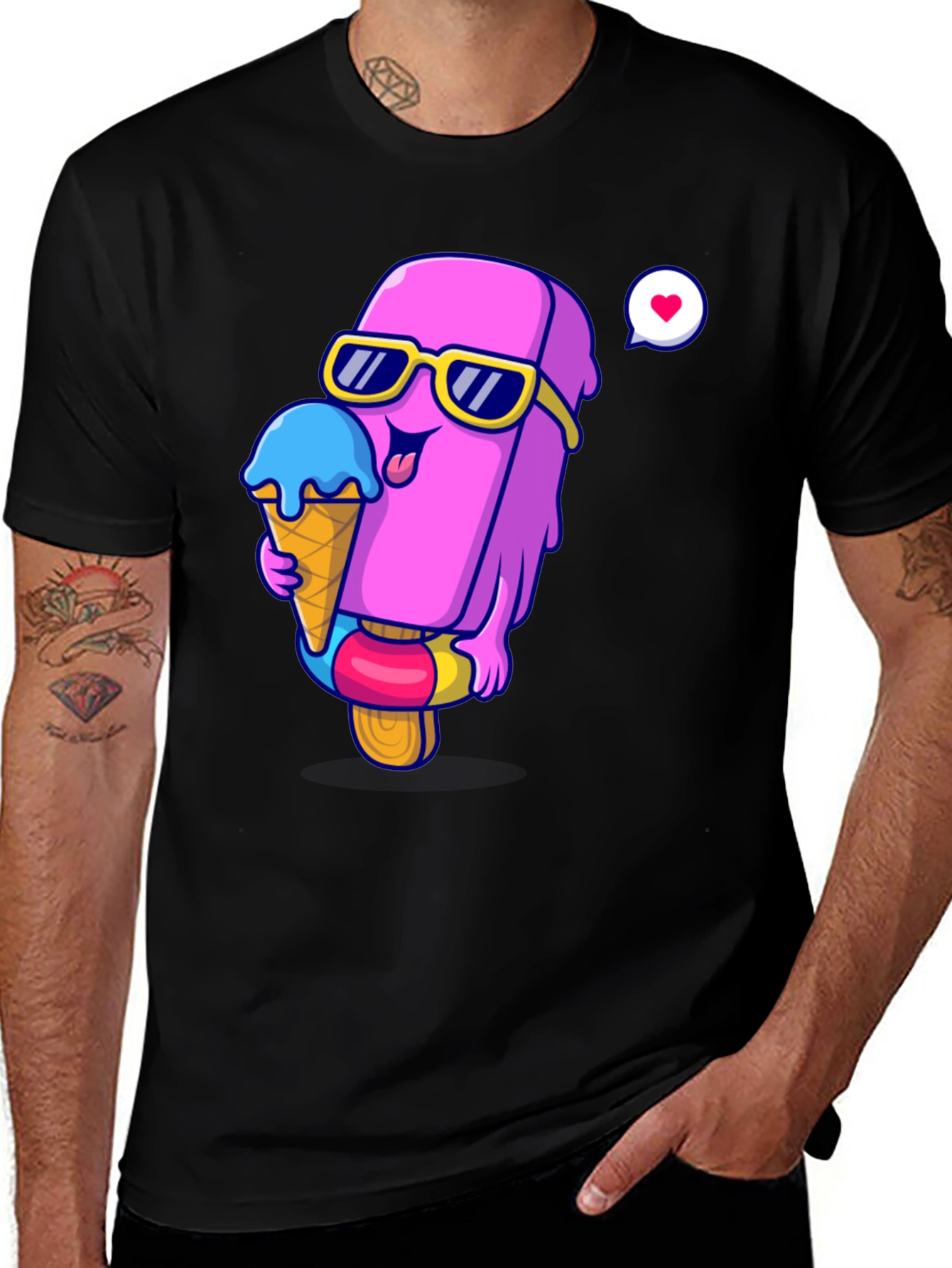 Variant 6 of Fun Ice Cream Graphic Tee