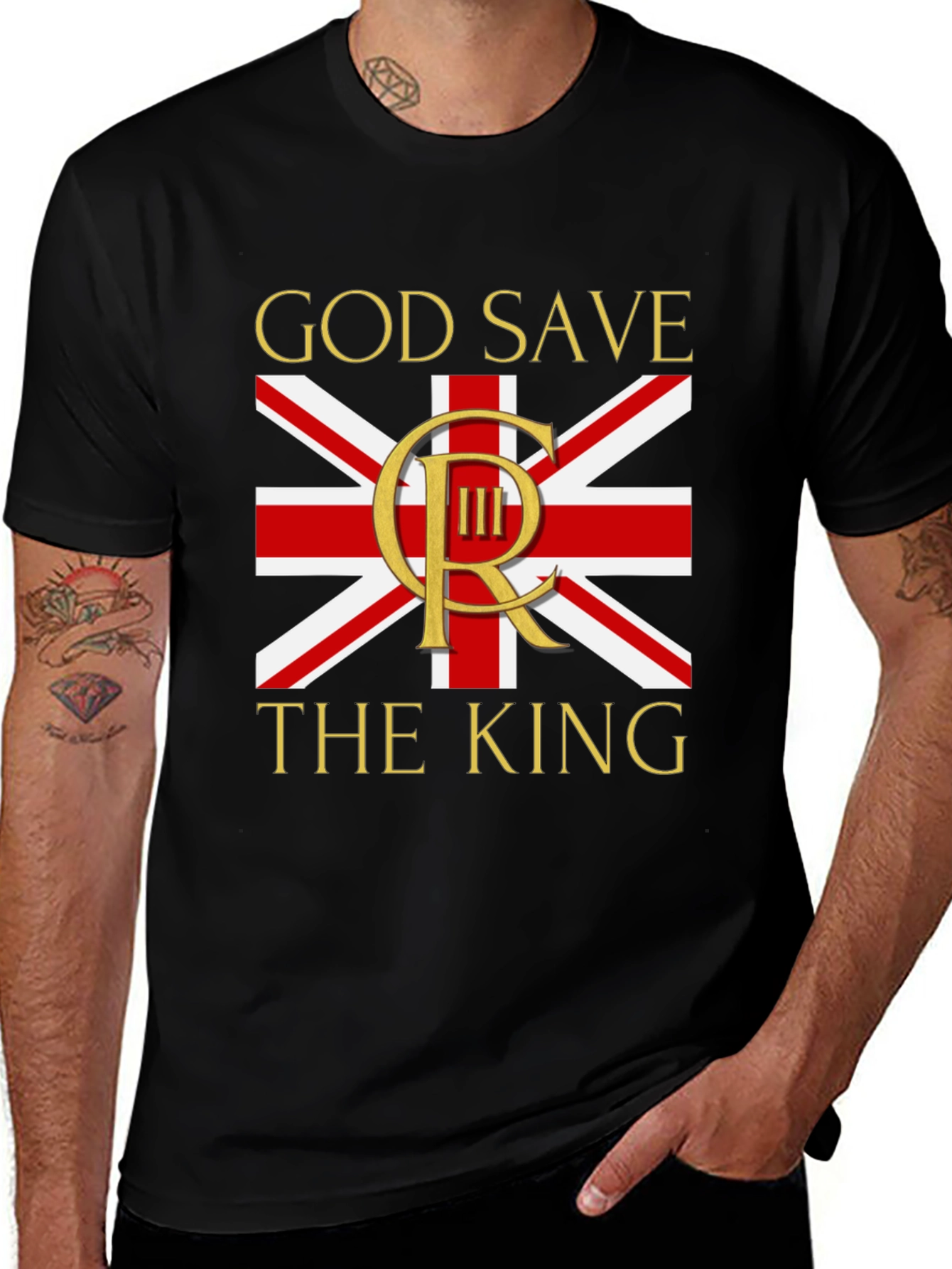 Variant 17 of God Save The King Graphic T-Shirt