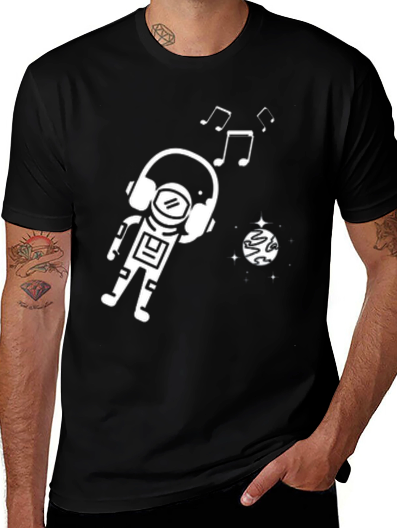 Variant 21 of Astronaut Music T-Shirt