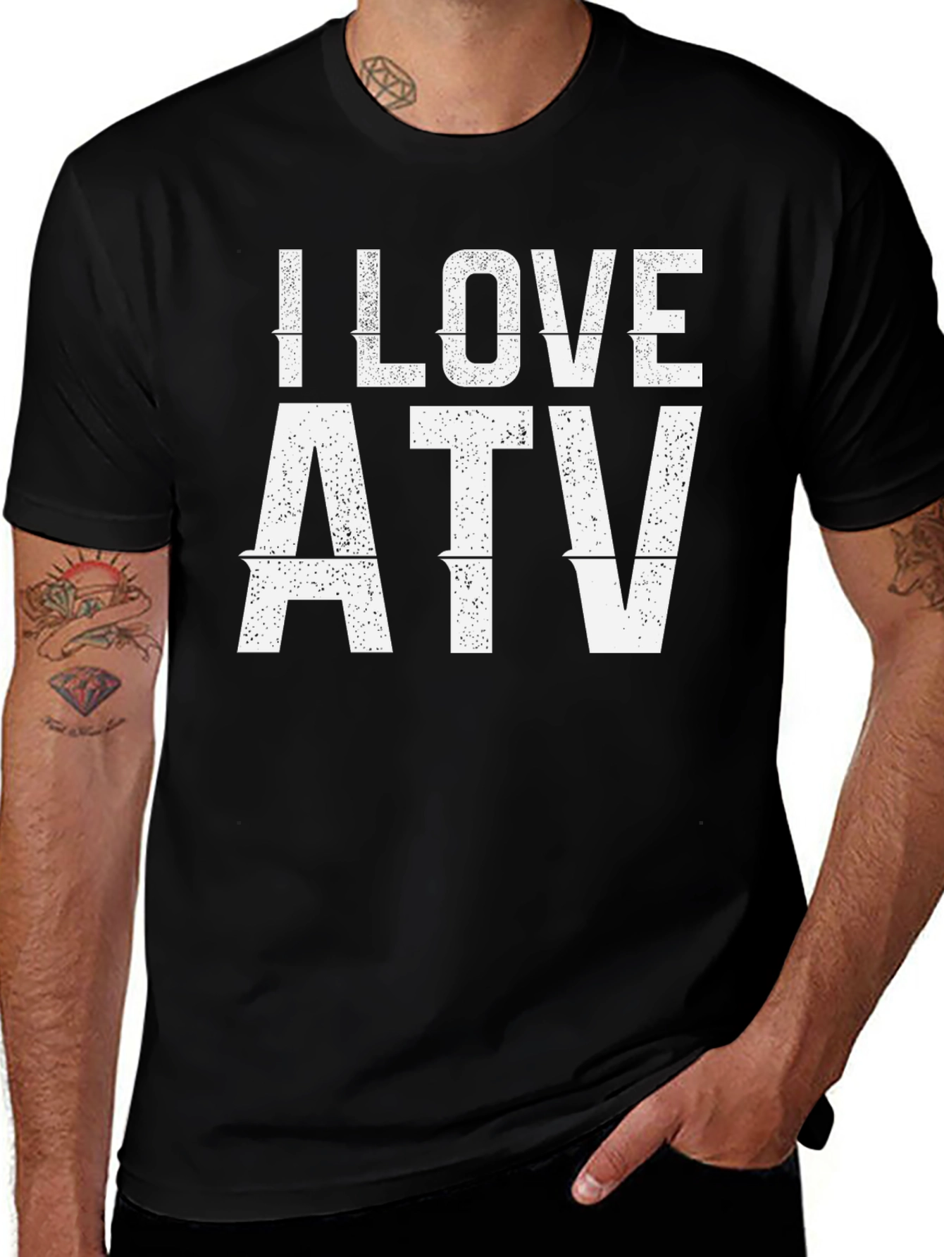 Variant 22 of I Love ATV Graphic T-Shirt