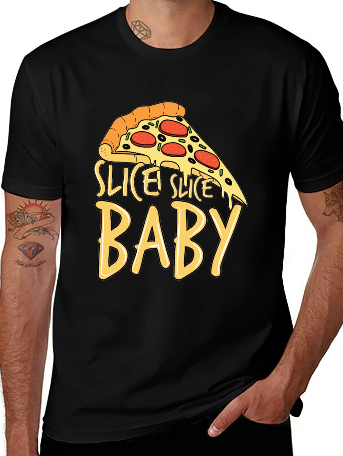 Variant 6 of Slice Slice Baby Pizza T-Shirt