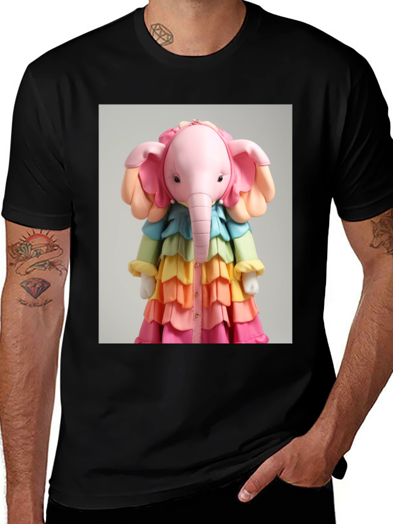 Variant 26 of Elephant Puppet Graphic Tee