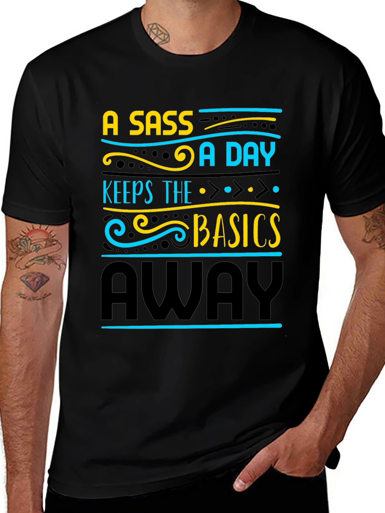 Variant 26 of Sass A Day T-Shirt - Funny & Stylish