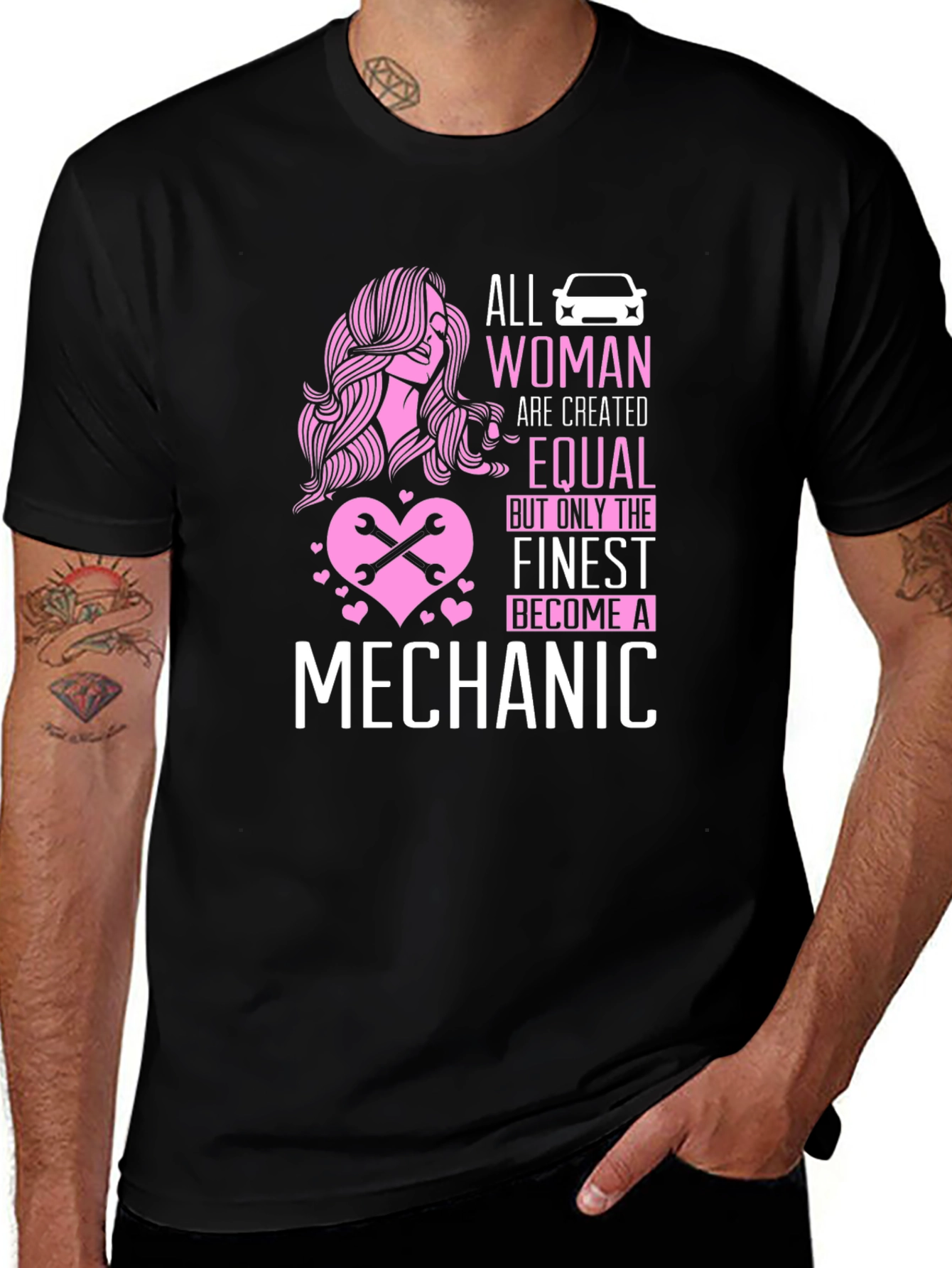 Variant 10 of Finest Mechanic Women's Graphic T-Shirt