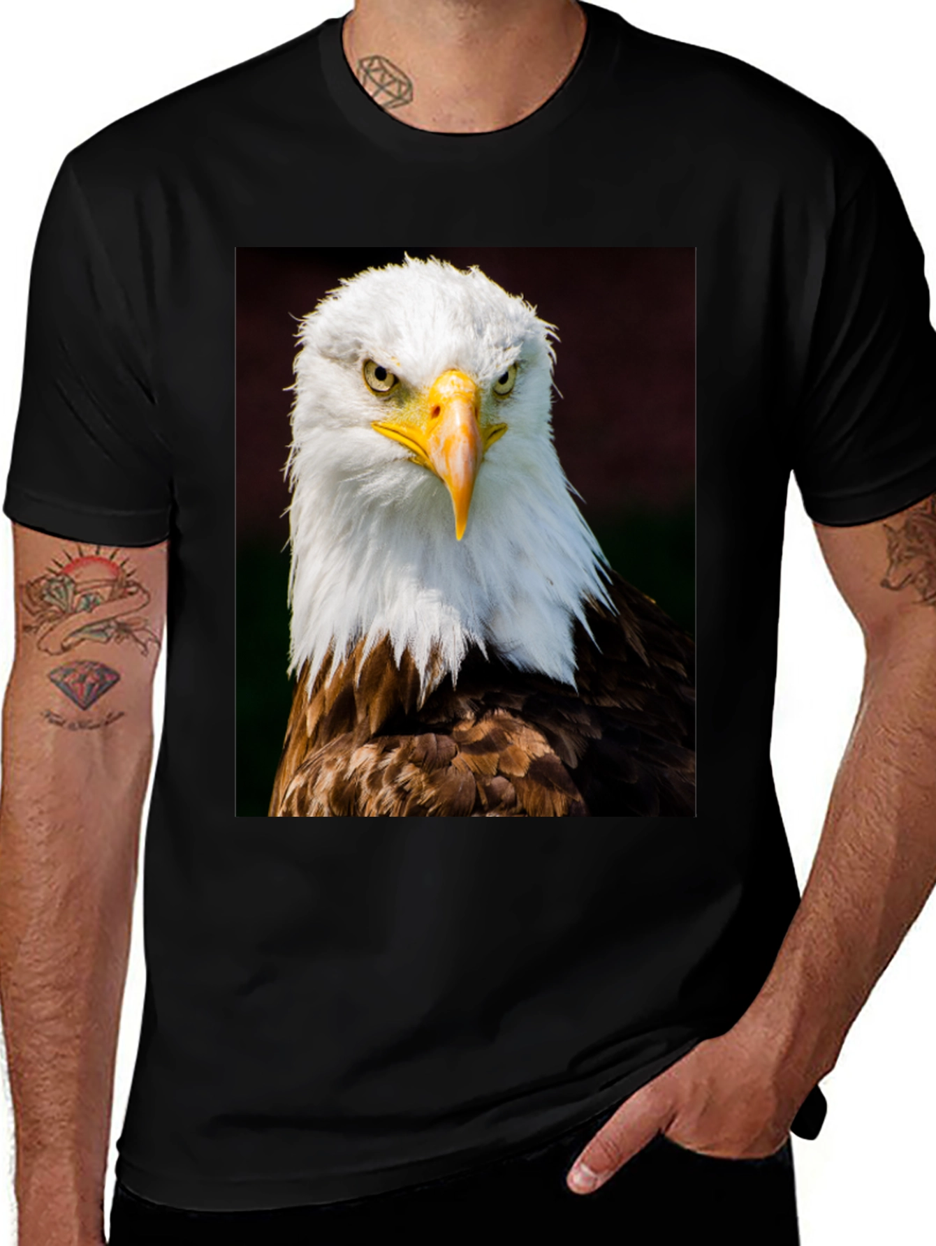 Variant 21 of Eagle Graphic T-Shirt - Bold Bird of Prey Design